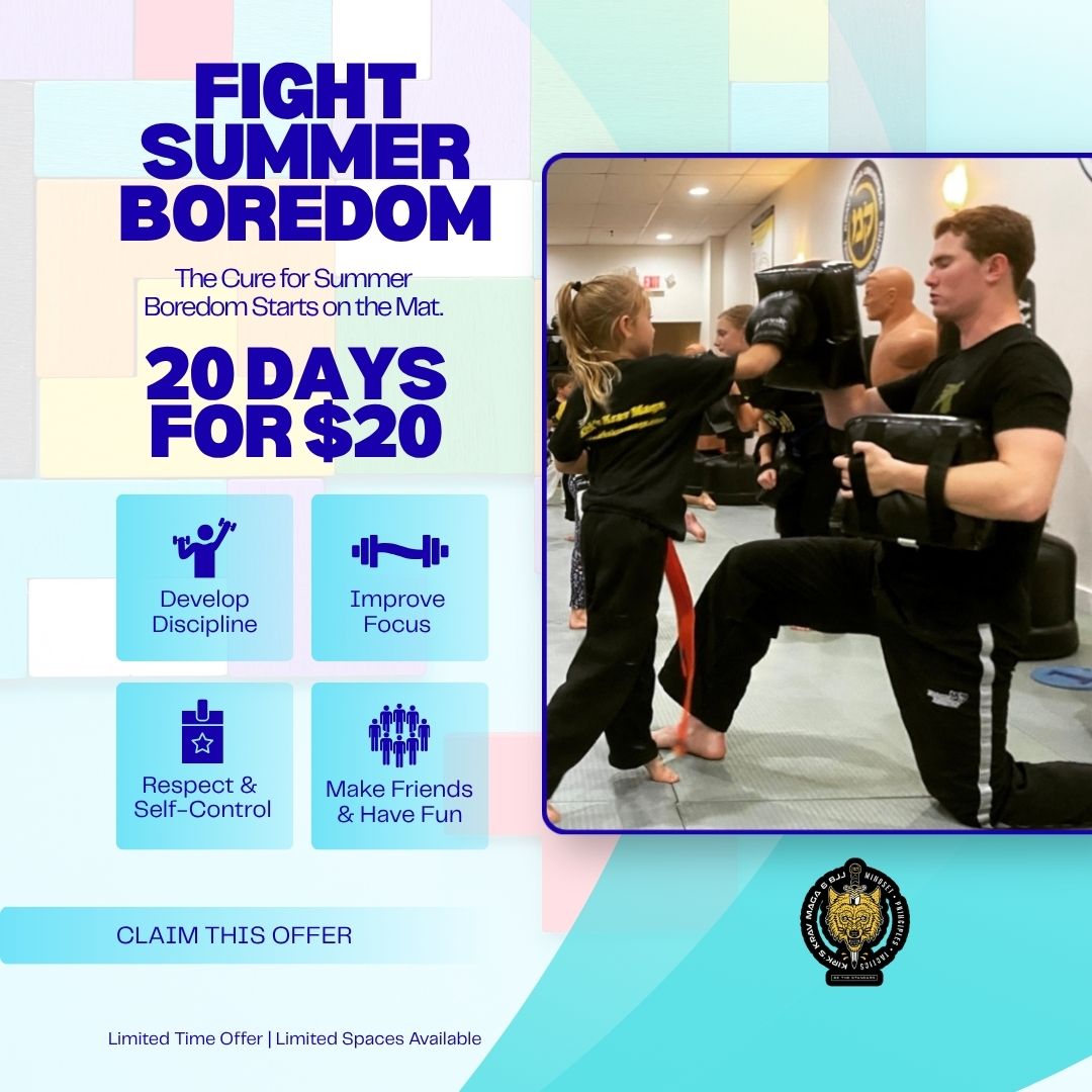 Kirk's Martial Arts & Krav Maga Facebook ad: Summer Martial Arts Special