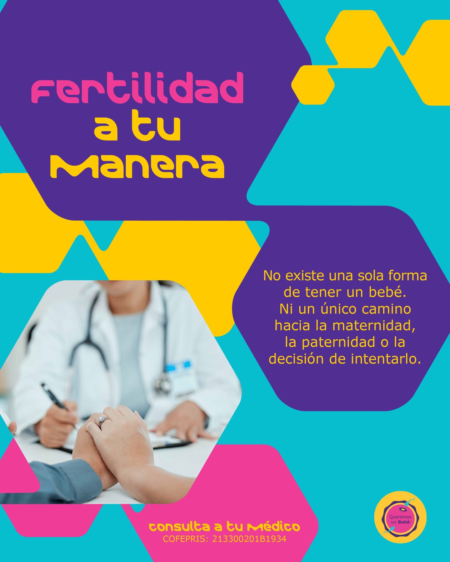Queremos un Bebé Facebook ad: Junio es un mes para hablar de fertilidad…