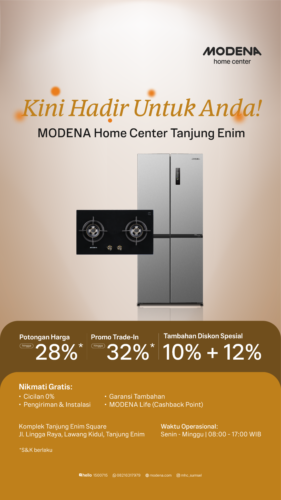 MHC Sumsel Facebook ad from May 24, 2026