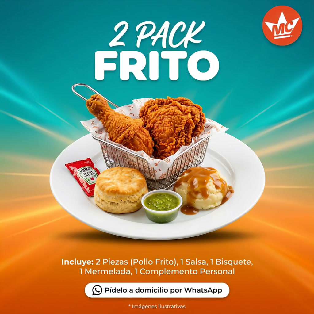 Master Chicken Delivery Facebook ad: ¡Pide por WhatsApp!