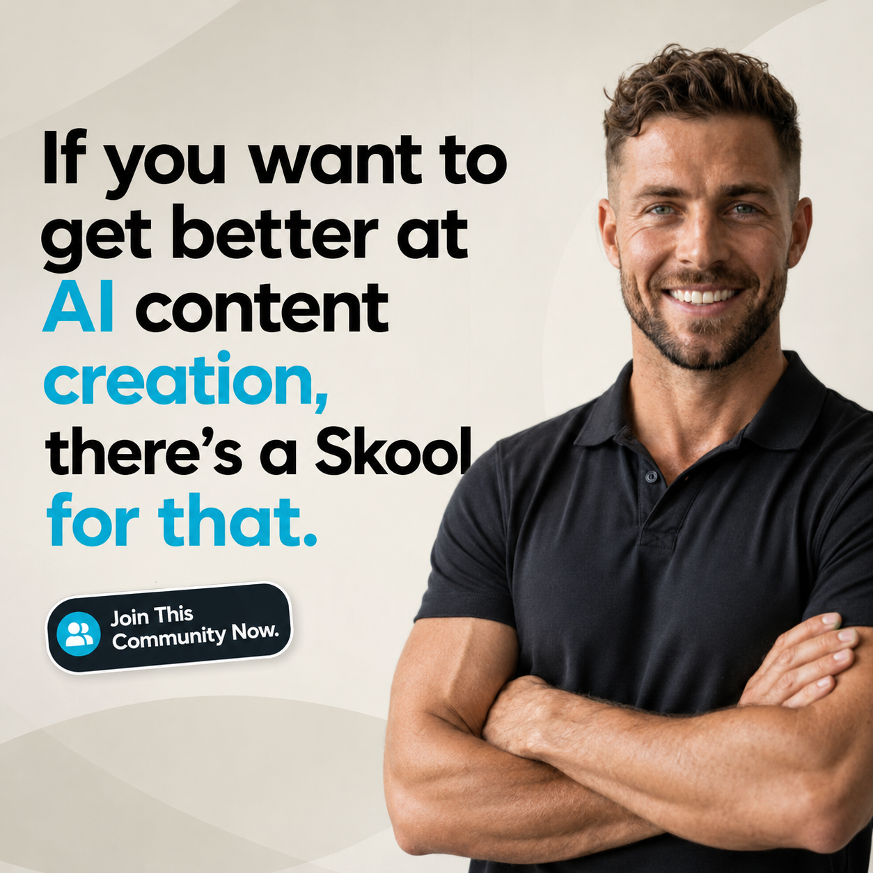 Skool Facebook ad