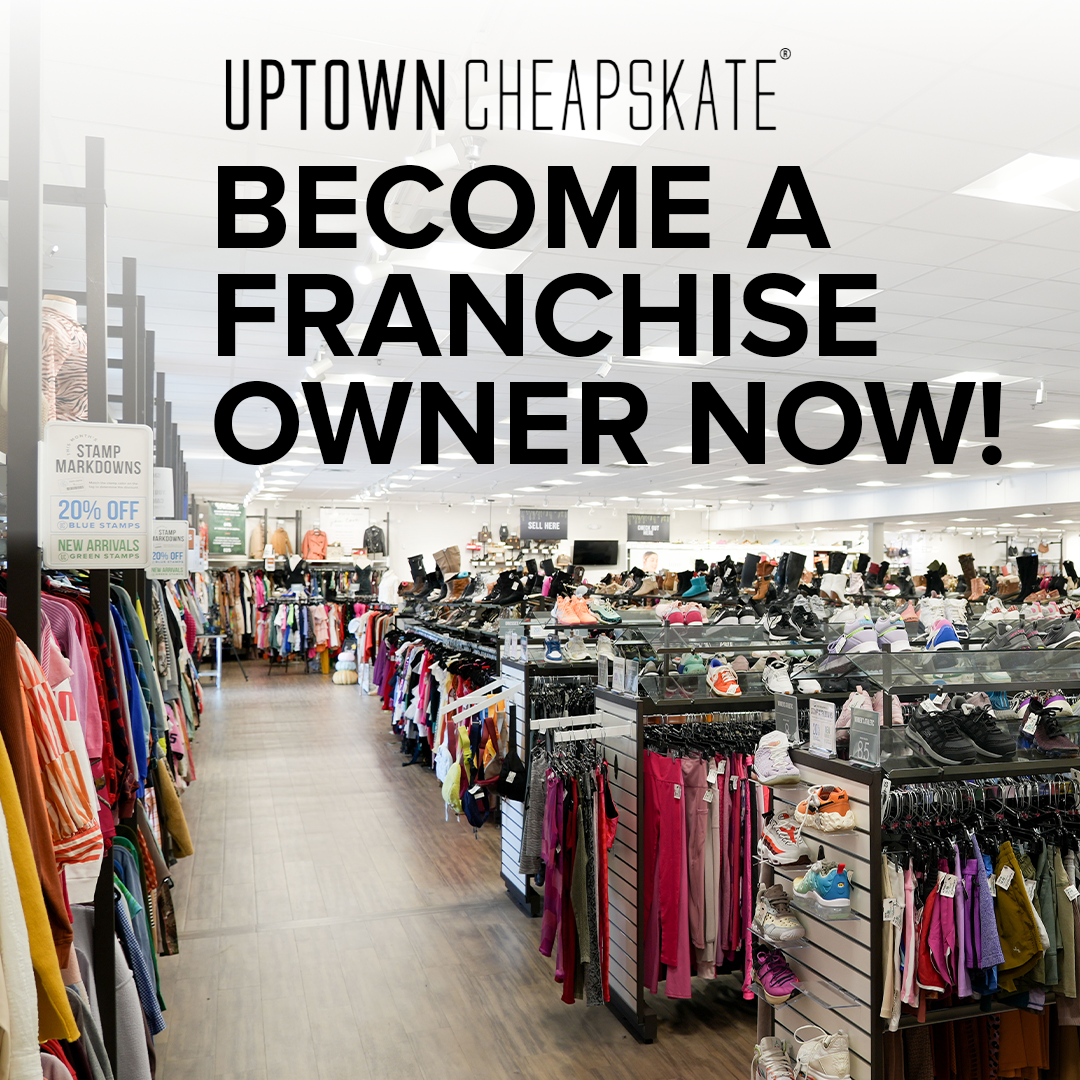 Uptown Cheapskate Facebook ad: Own an Uptown Cheapskate
