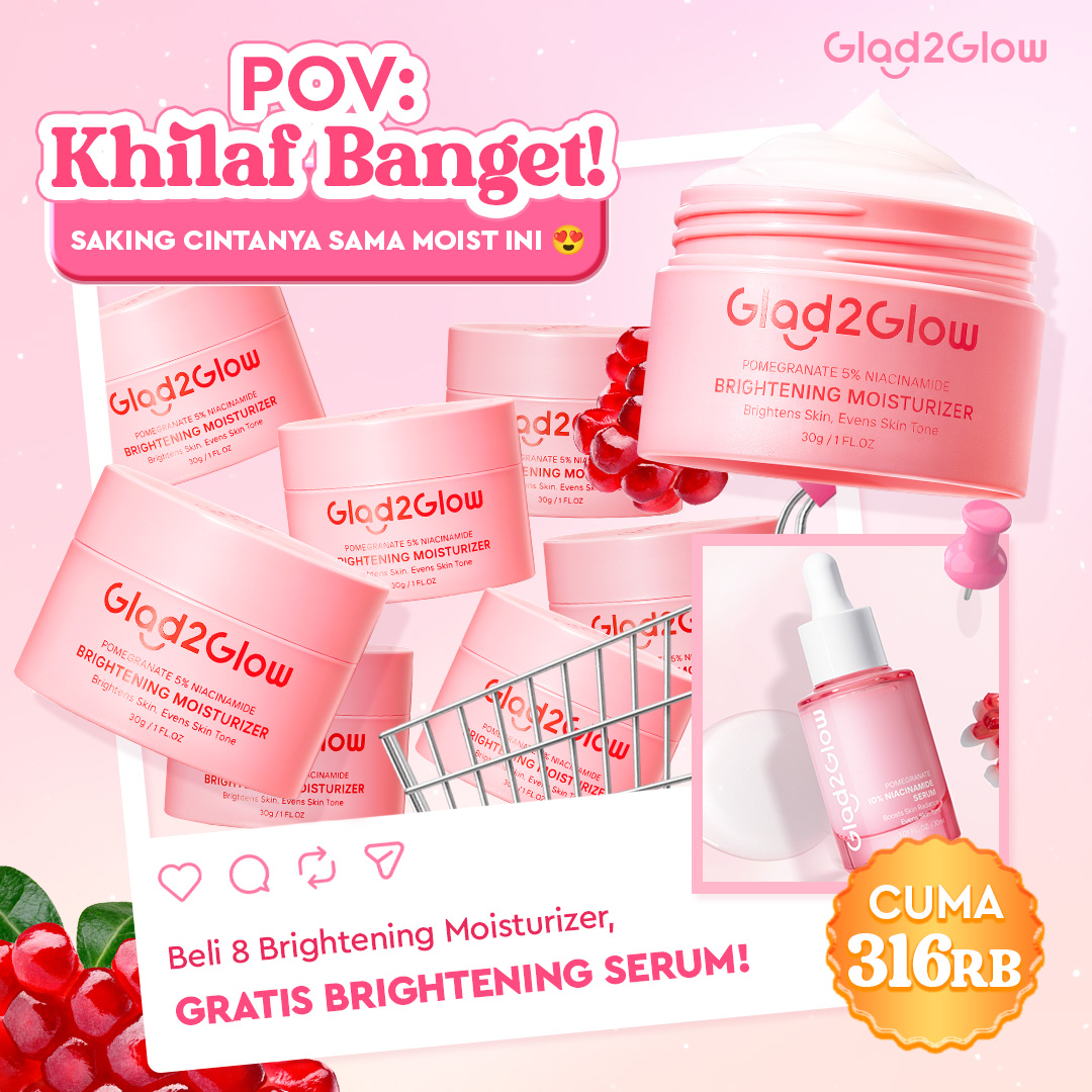 Glad2Glow indo Facebook ad