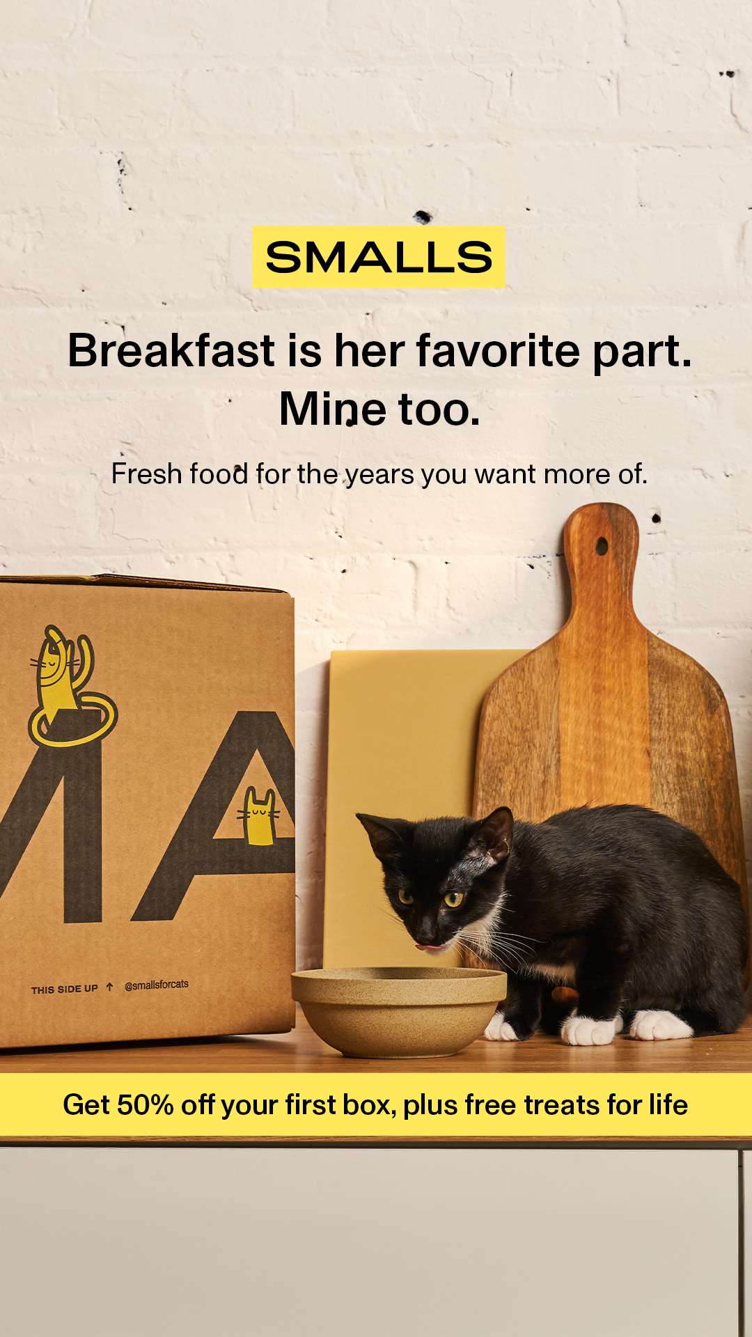 Smalls Facebook ad