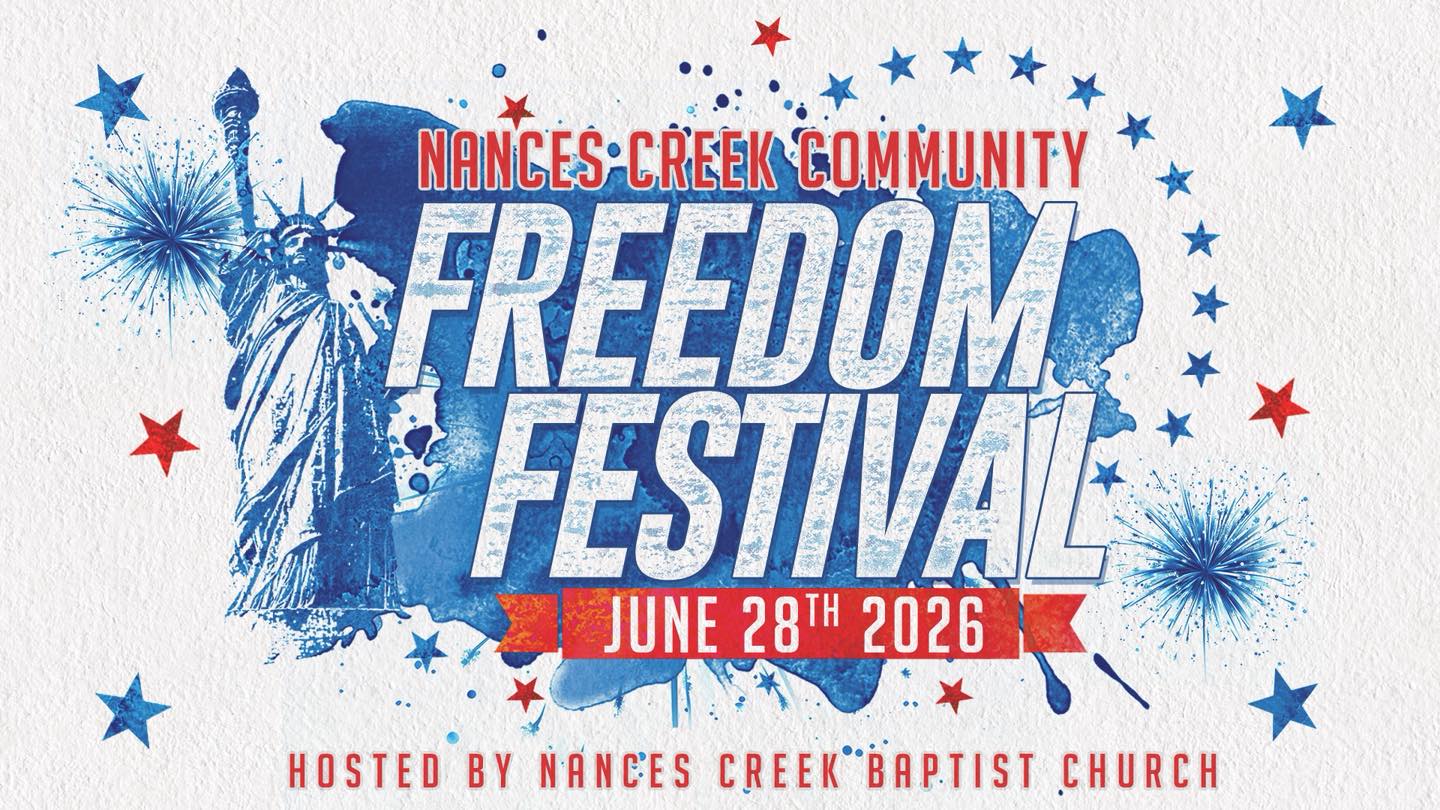 Nances Creek Baptist Church Facebook ad: Just a few weeks away!
