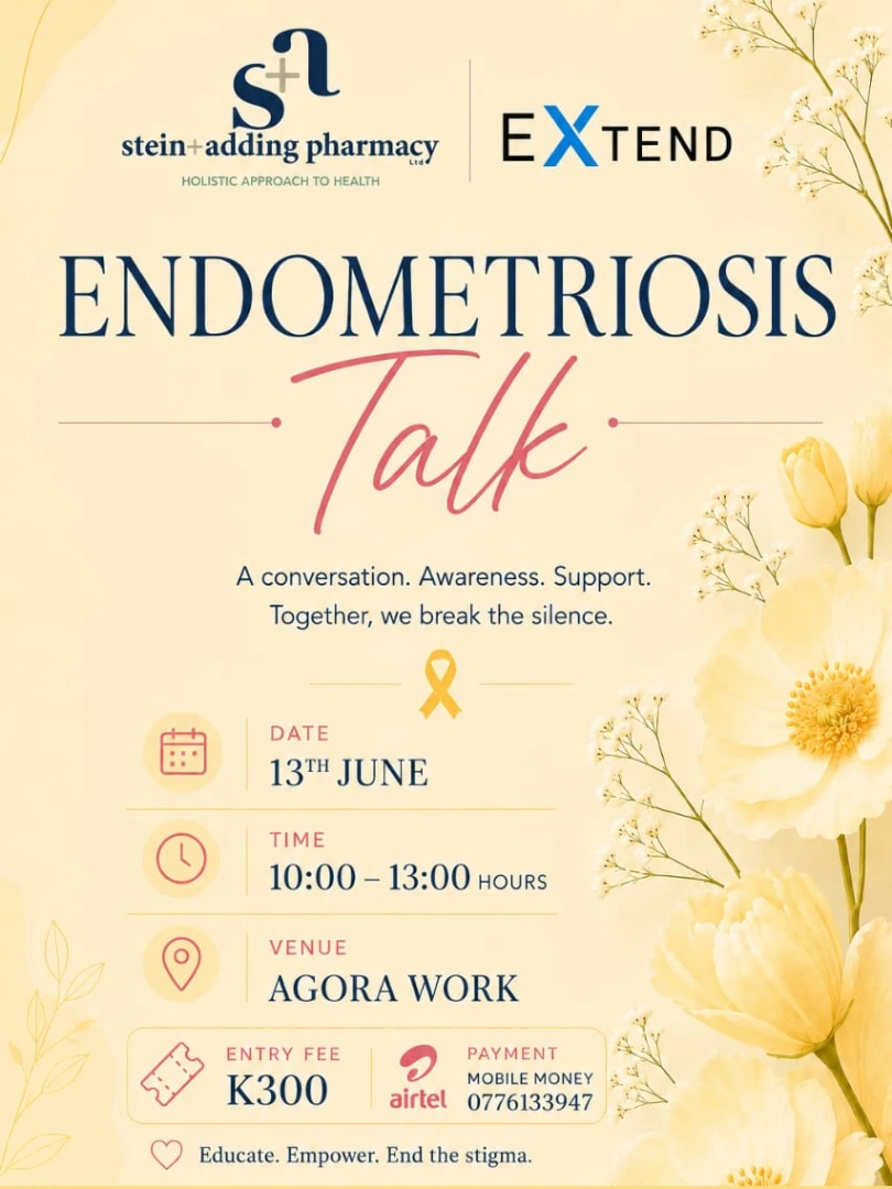 Stein+Adding Pharmacy Facebook ad: Together,we can break the silence surrounding endometriosis.