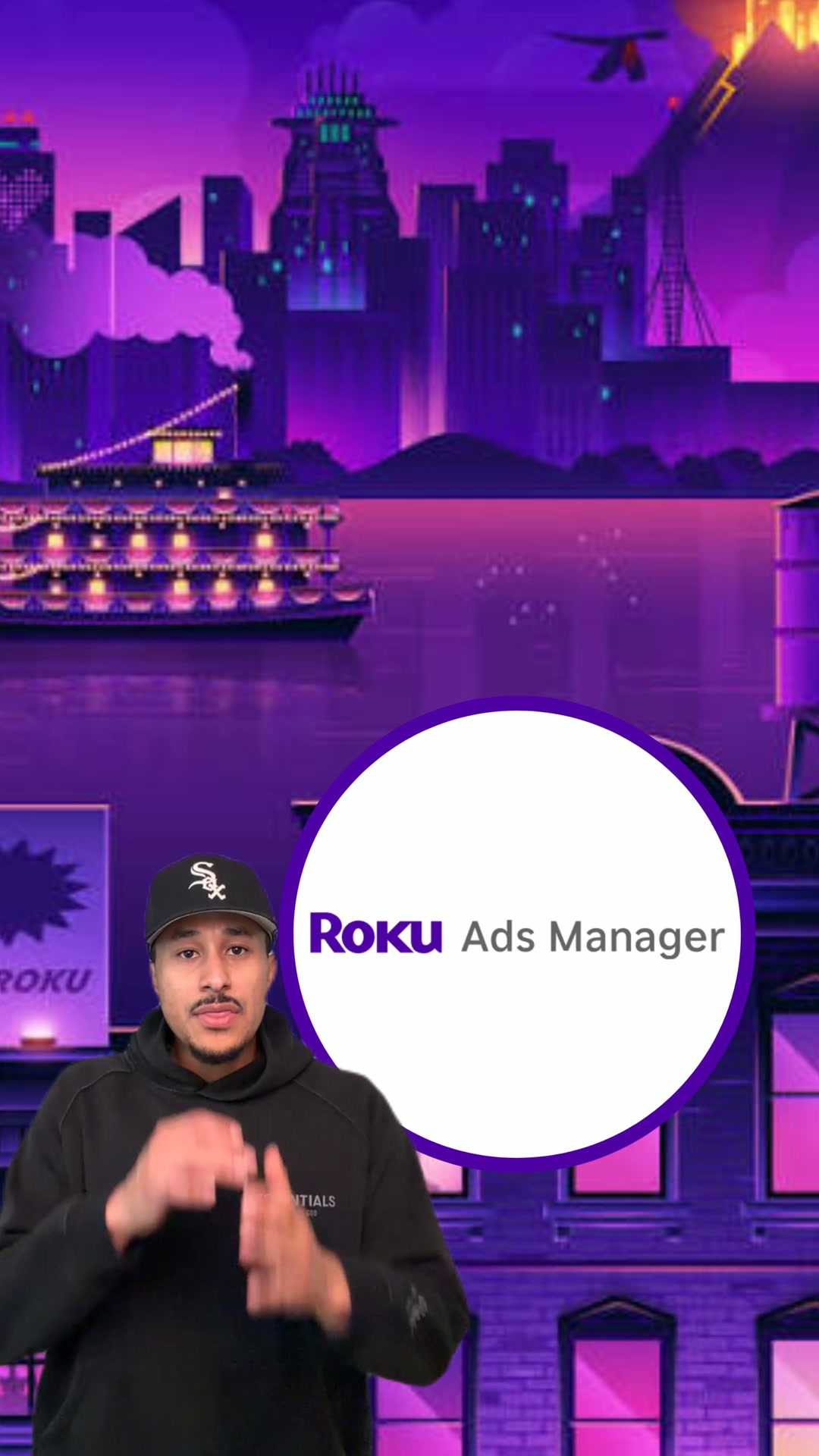 Roku Advertising Facebook ad from Aug 12, 2026
