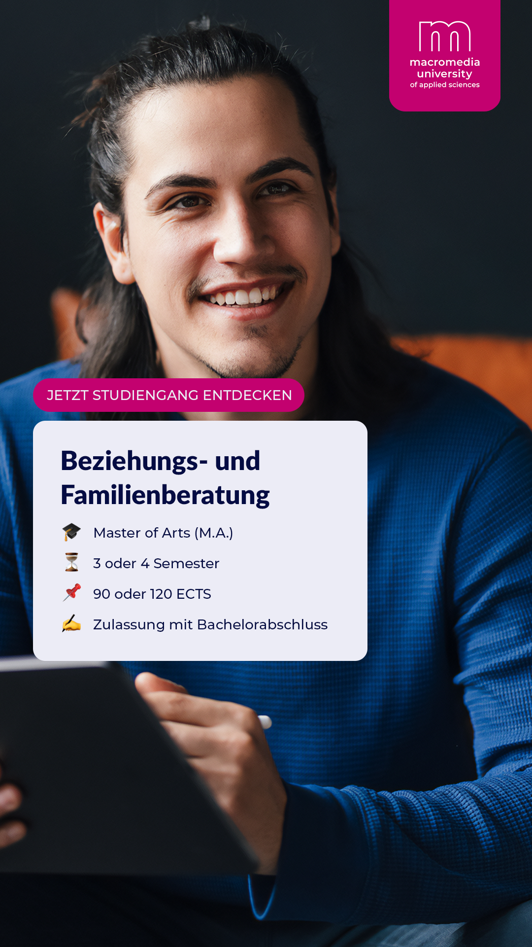 Macromedia University Facebook ad