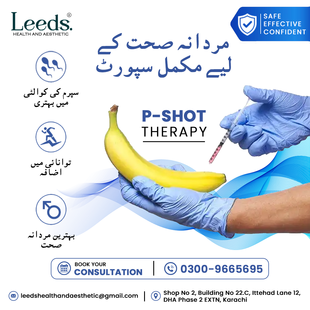Leeds Health & Aesthetic Facebook ad: Expert Men's Health Solutions