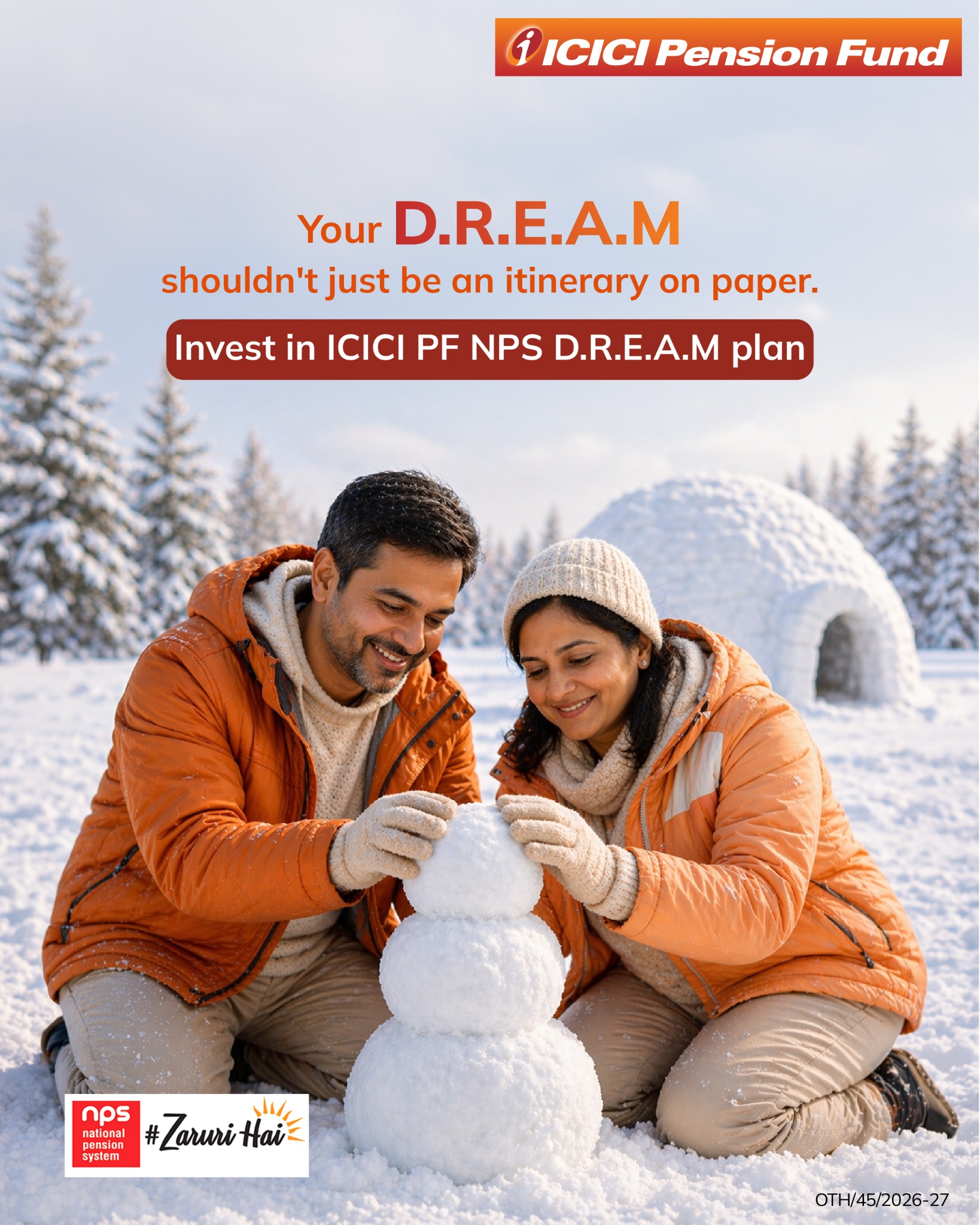 ICICI Pension Fund Facebook ad