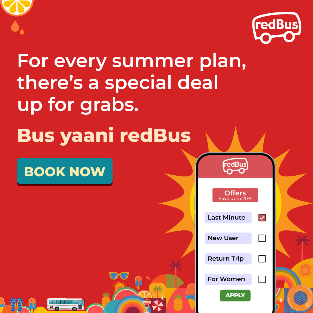 redBus Facebook ad