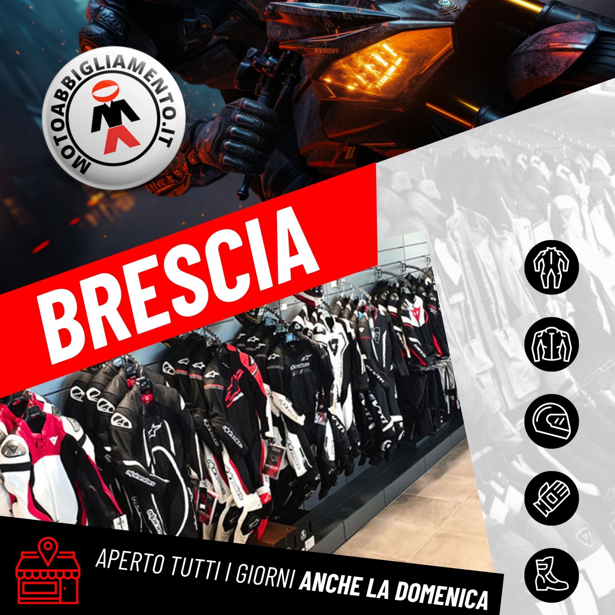 Motoabbigliamento.it Facebook ad from Jan 7, 2025