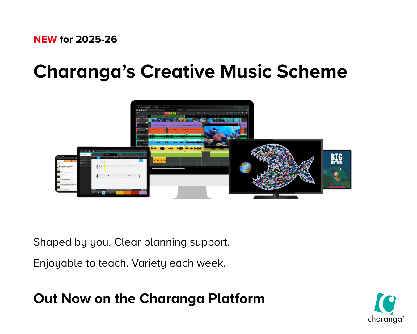 Charanga Facebook ad: Start a 30-day free trial
