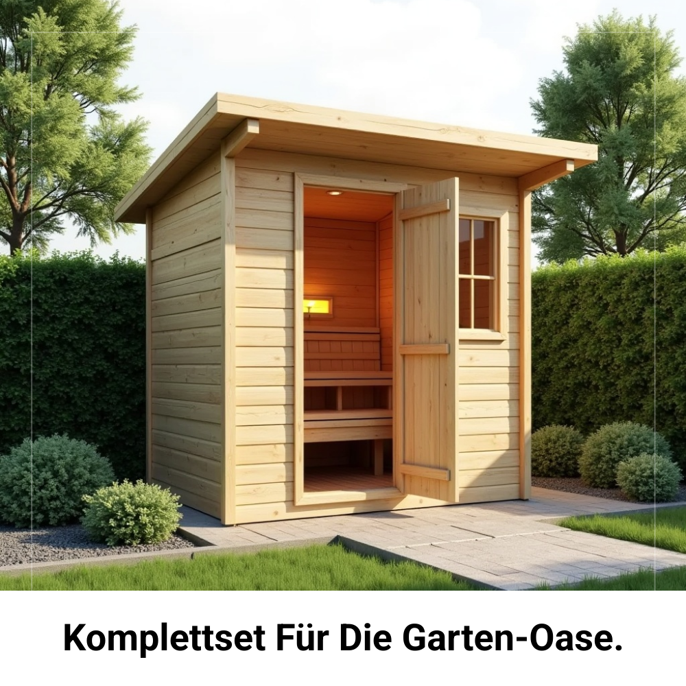 Daily Browse Facebook ad: Garten Sauna Komplettset Kaufen.