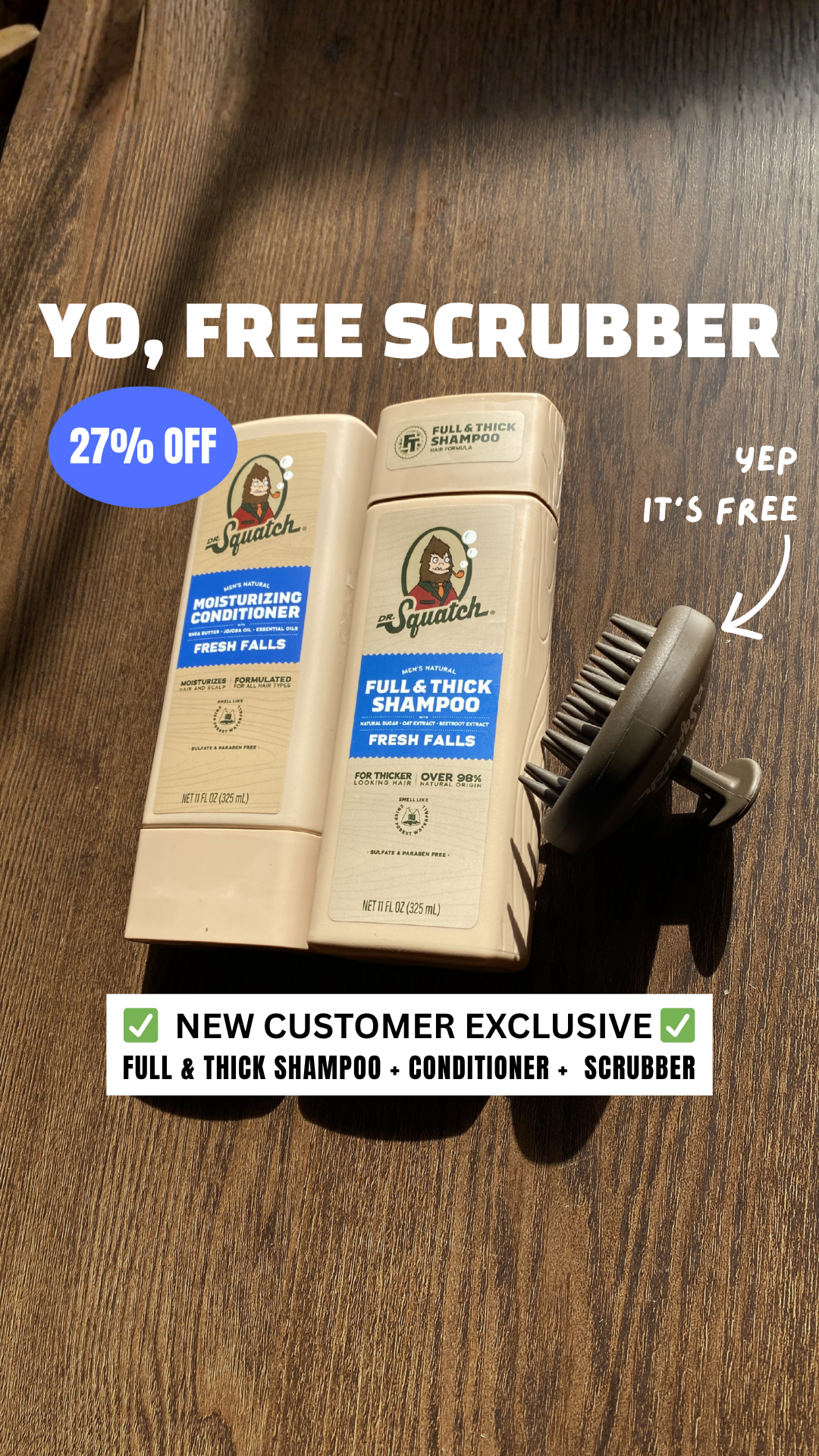 Dr. Squatch Facebook ad