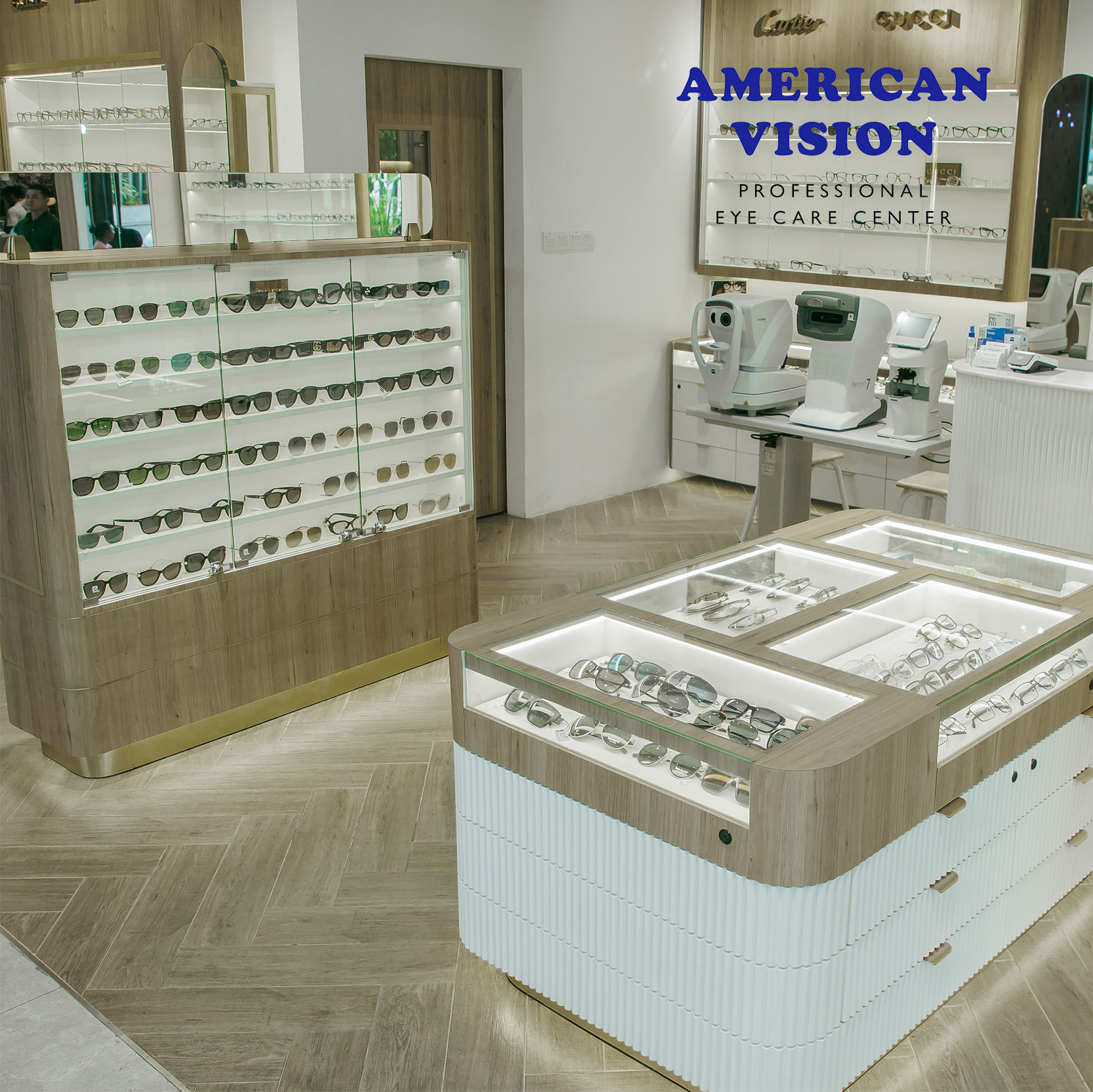 American Vision Facebook ad: American Vision Eye Care Centers.