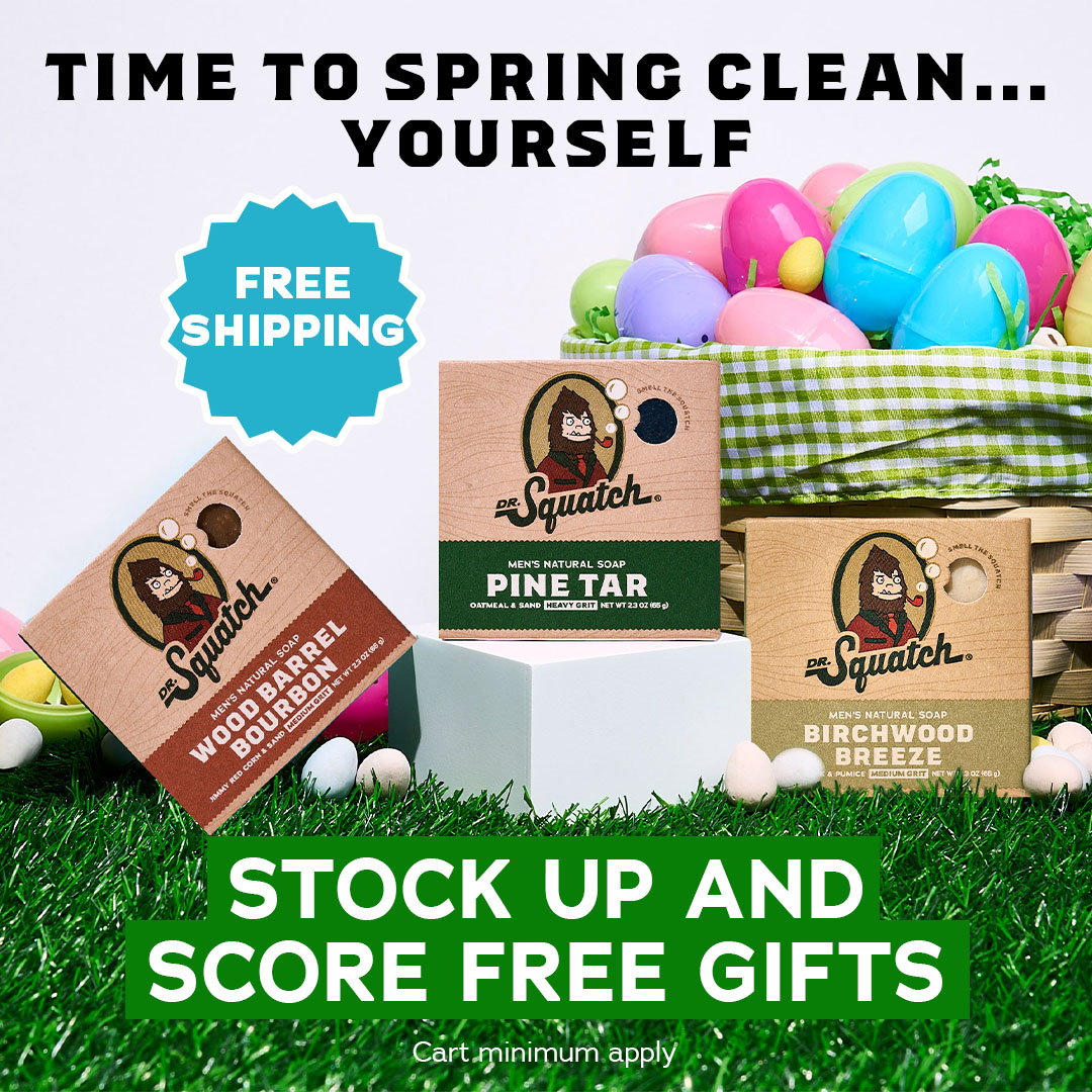 Dr. Squatch Facebook ad