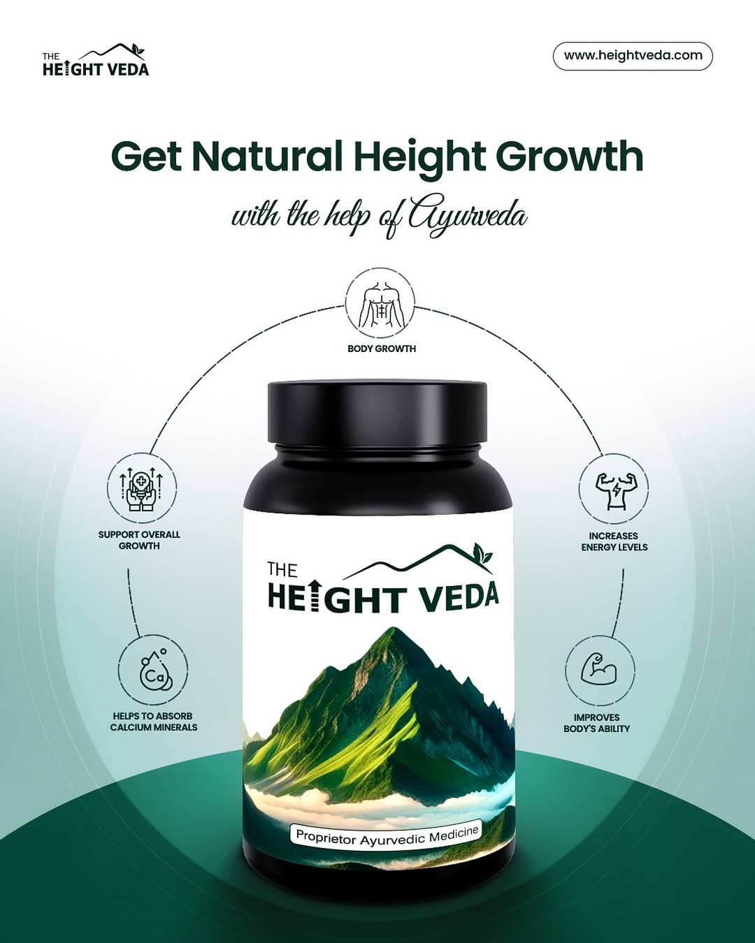 Herbal Height Veda Facebook ad: Trusted By 5 Lakh+ Indians
