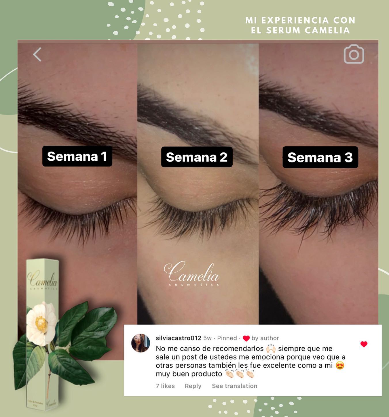 Camelia Cosmetics Facebook ad from Dec 9, 2025