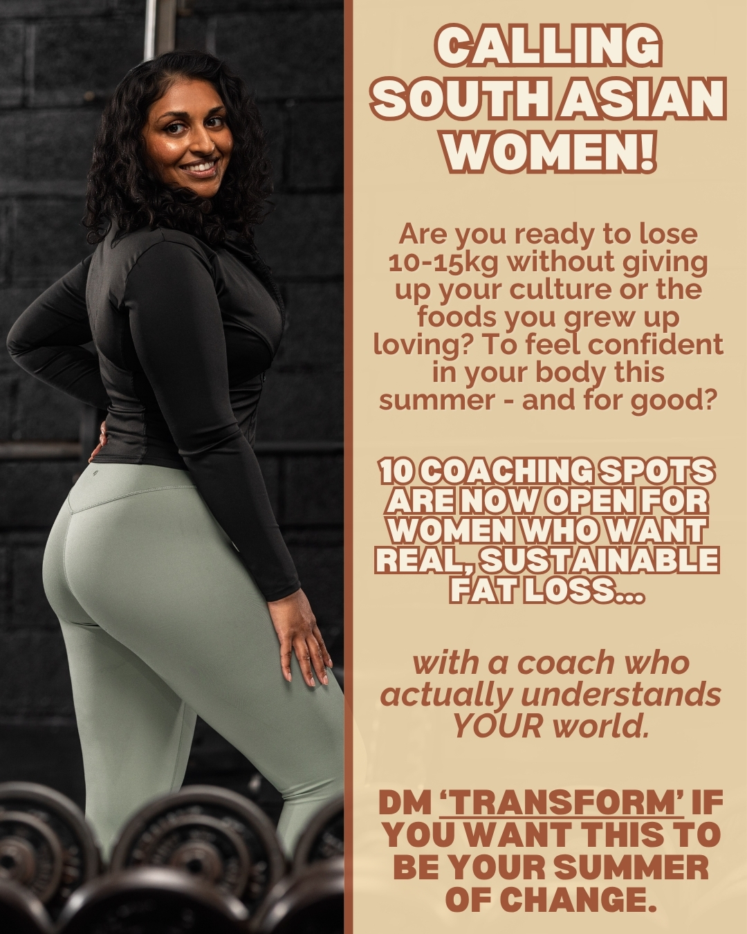 Coached By Dee Facebook ad: 10 coaching spaces NOW OPEN