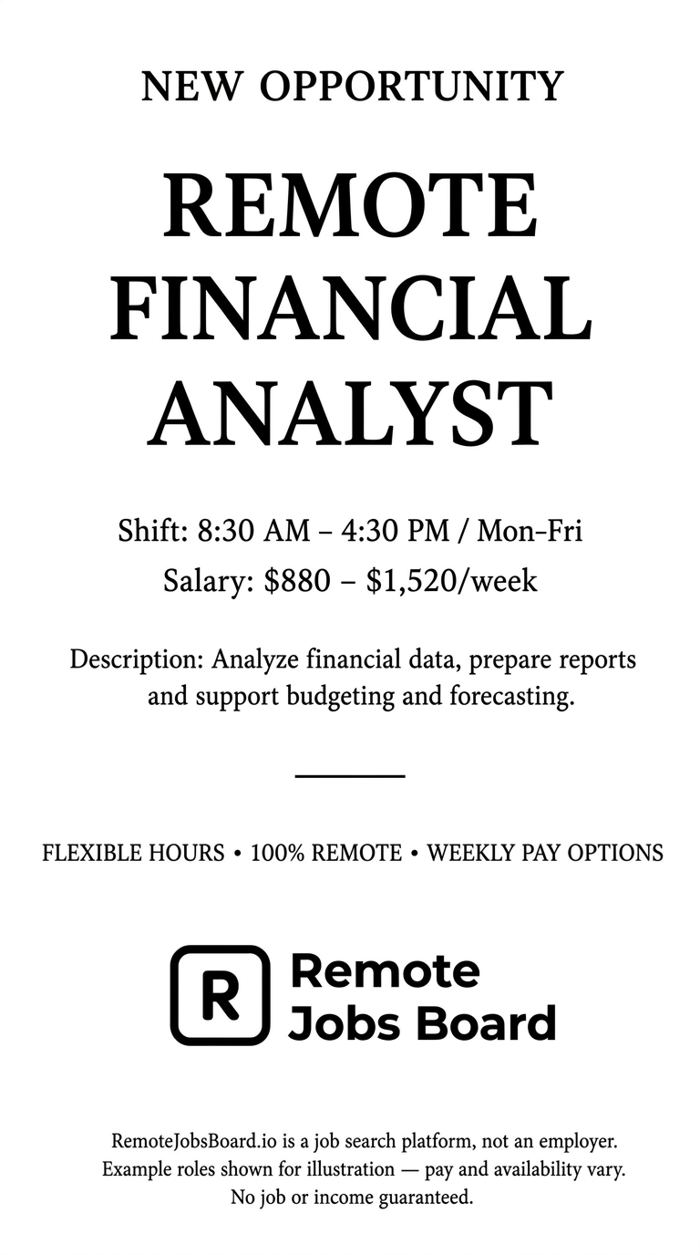 Remote Jobs Board - Work From Anywhere Facebook ad