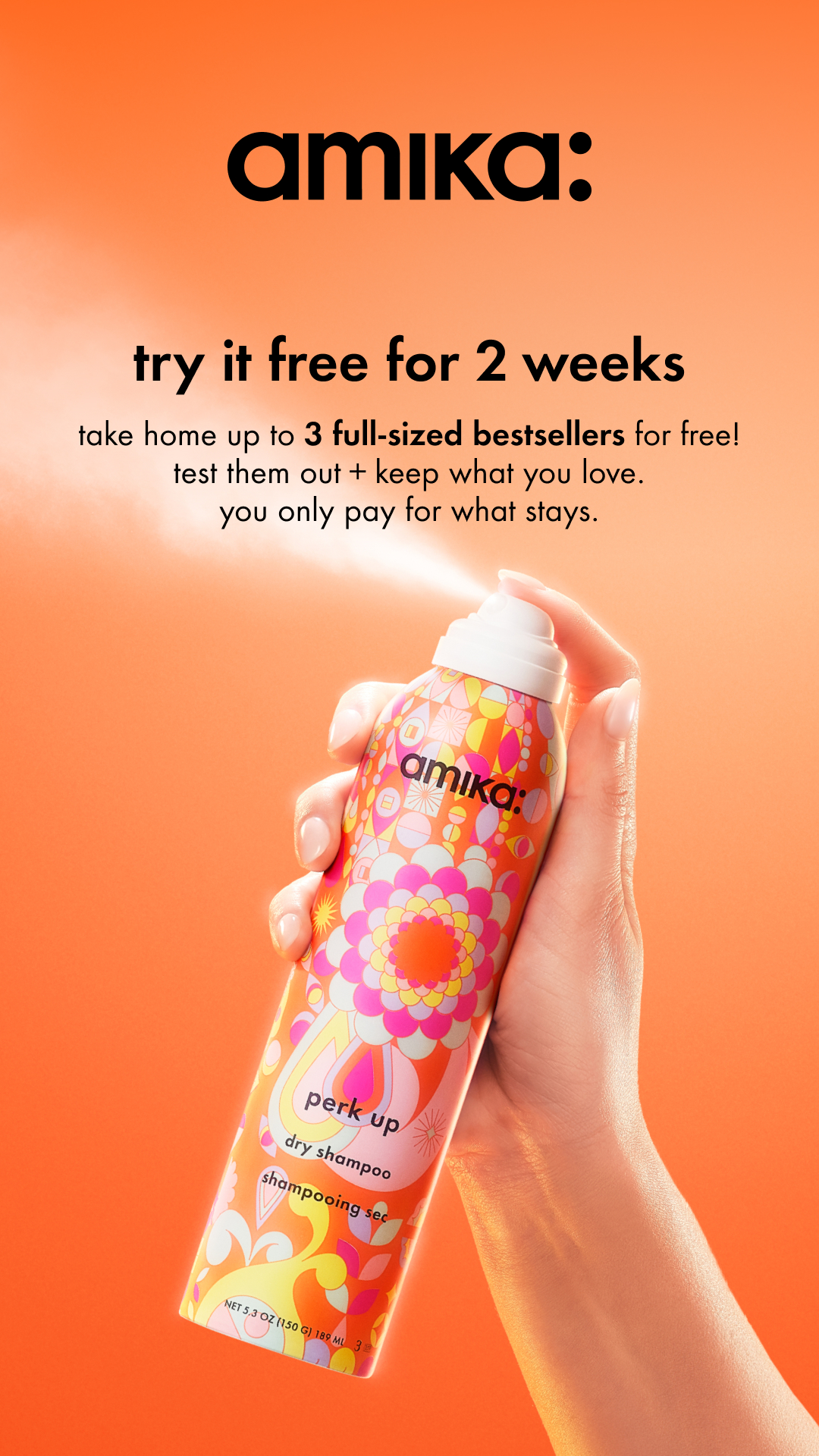 amika: Facebook ad