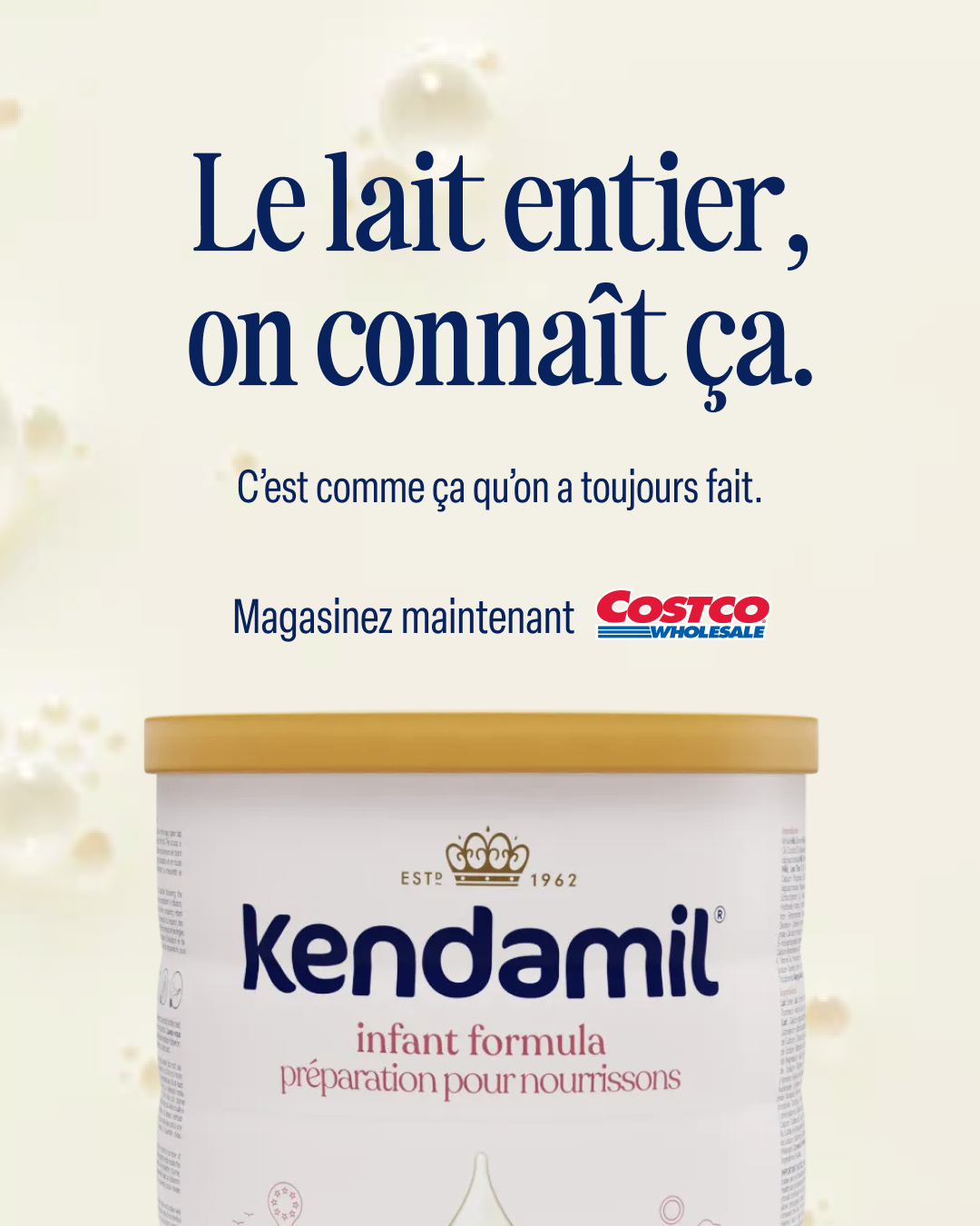 Kendamil Canada Facebook ad