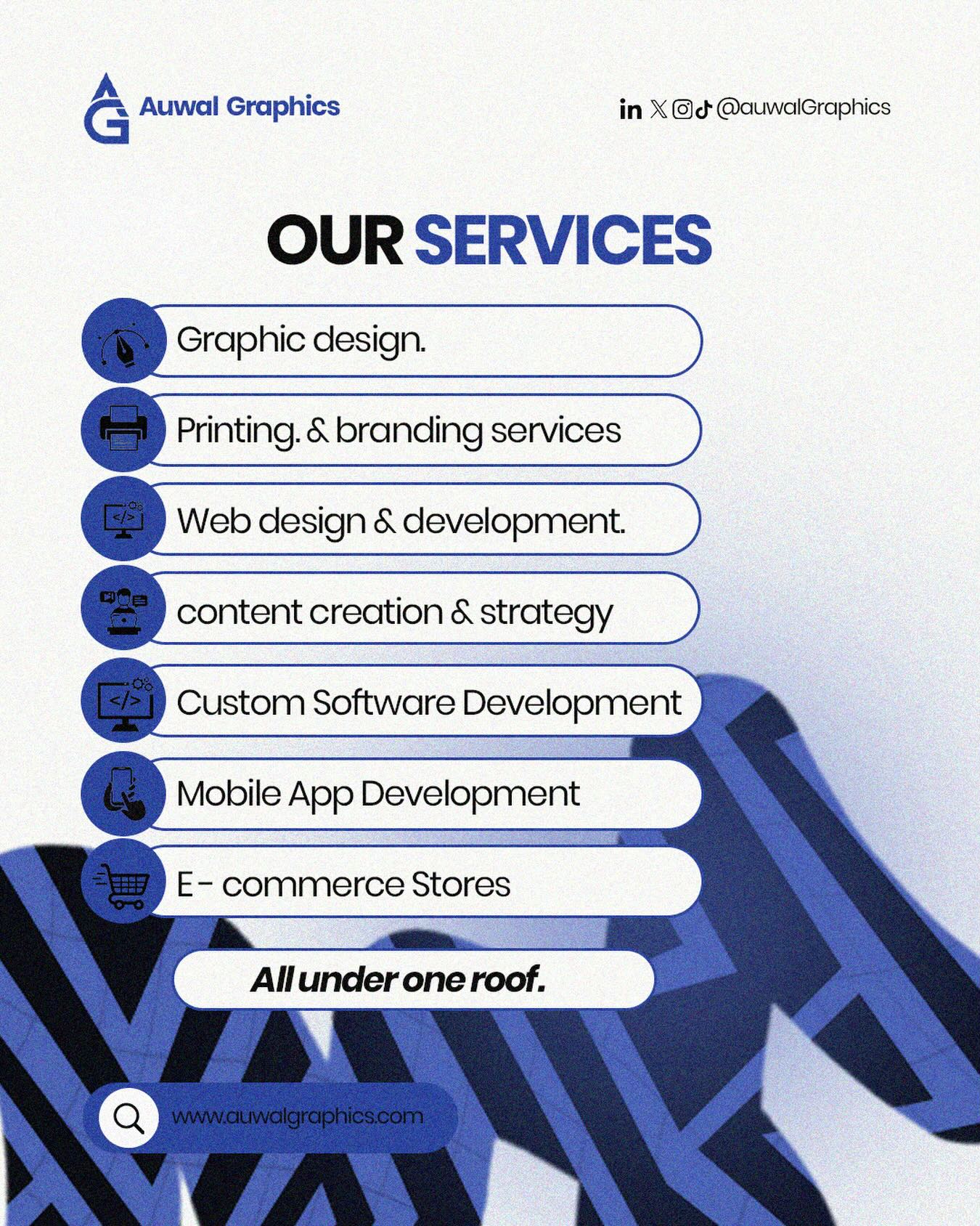auwal.graphics Facebook ad: All Your Digital Solutions, Under One Roof.
