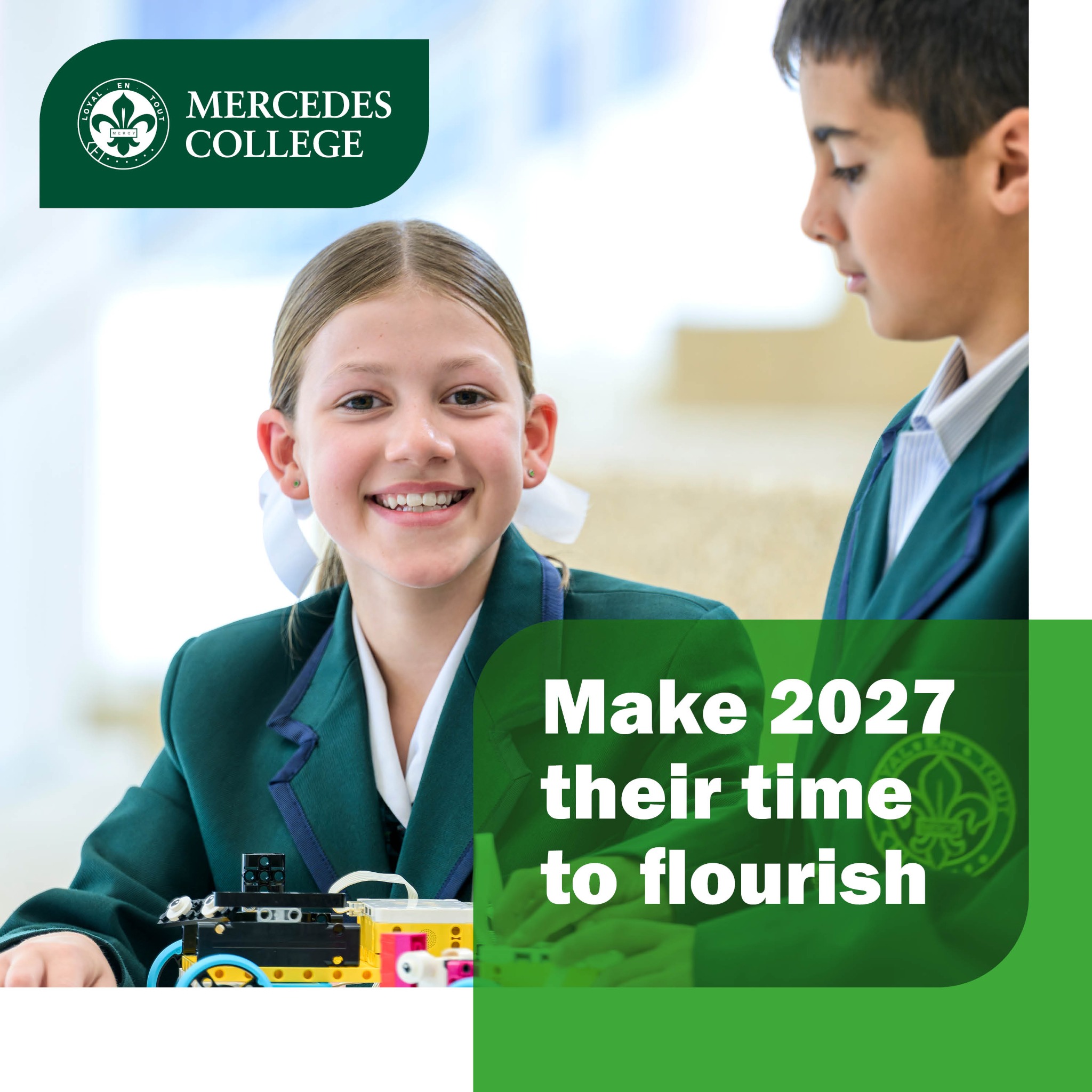Mercedes College Facebook ad: Choosing the right school in Adelaide matters.