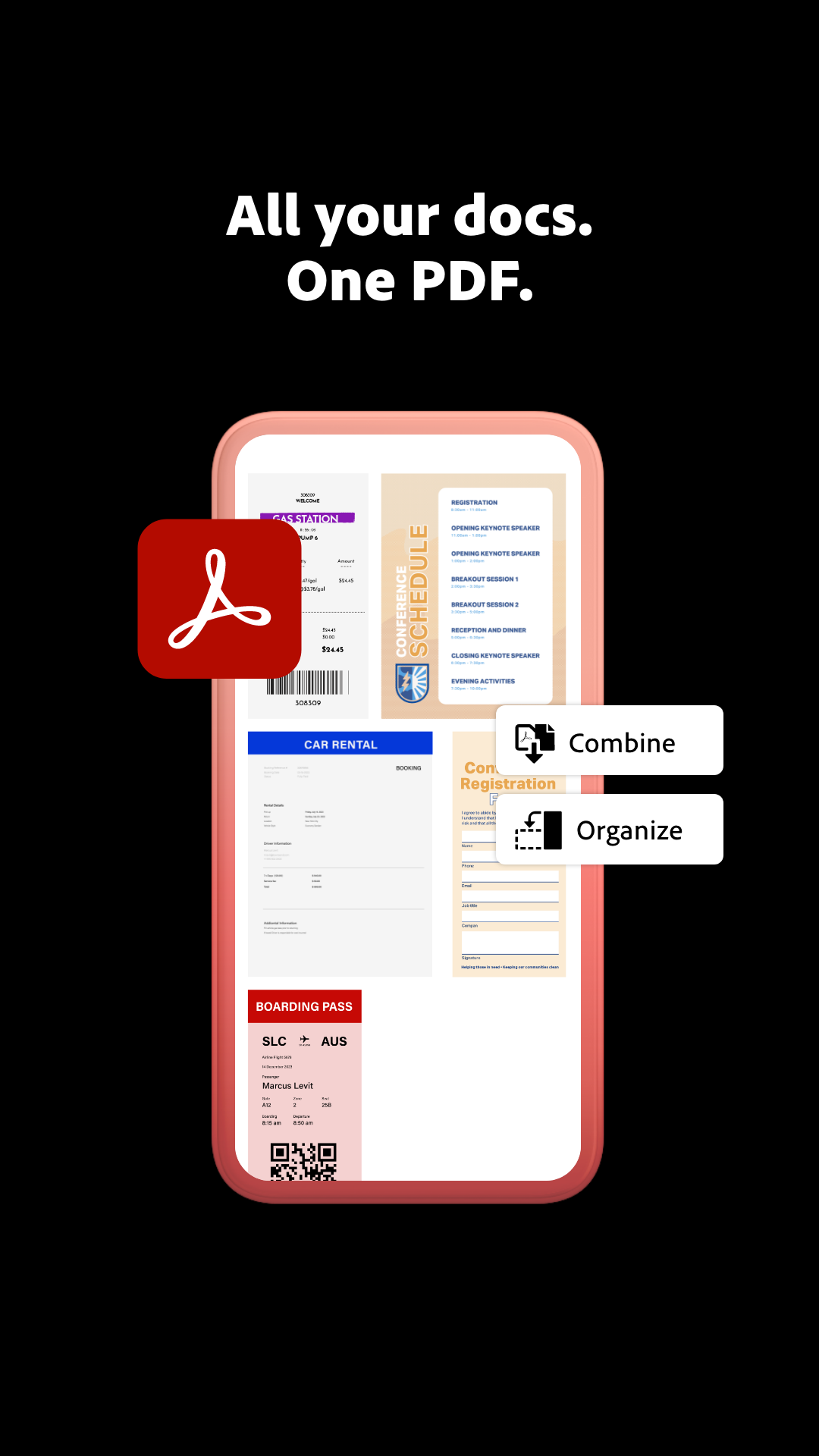 Adobe Acrobat Facebook ad