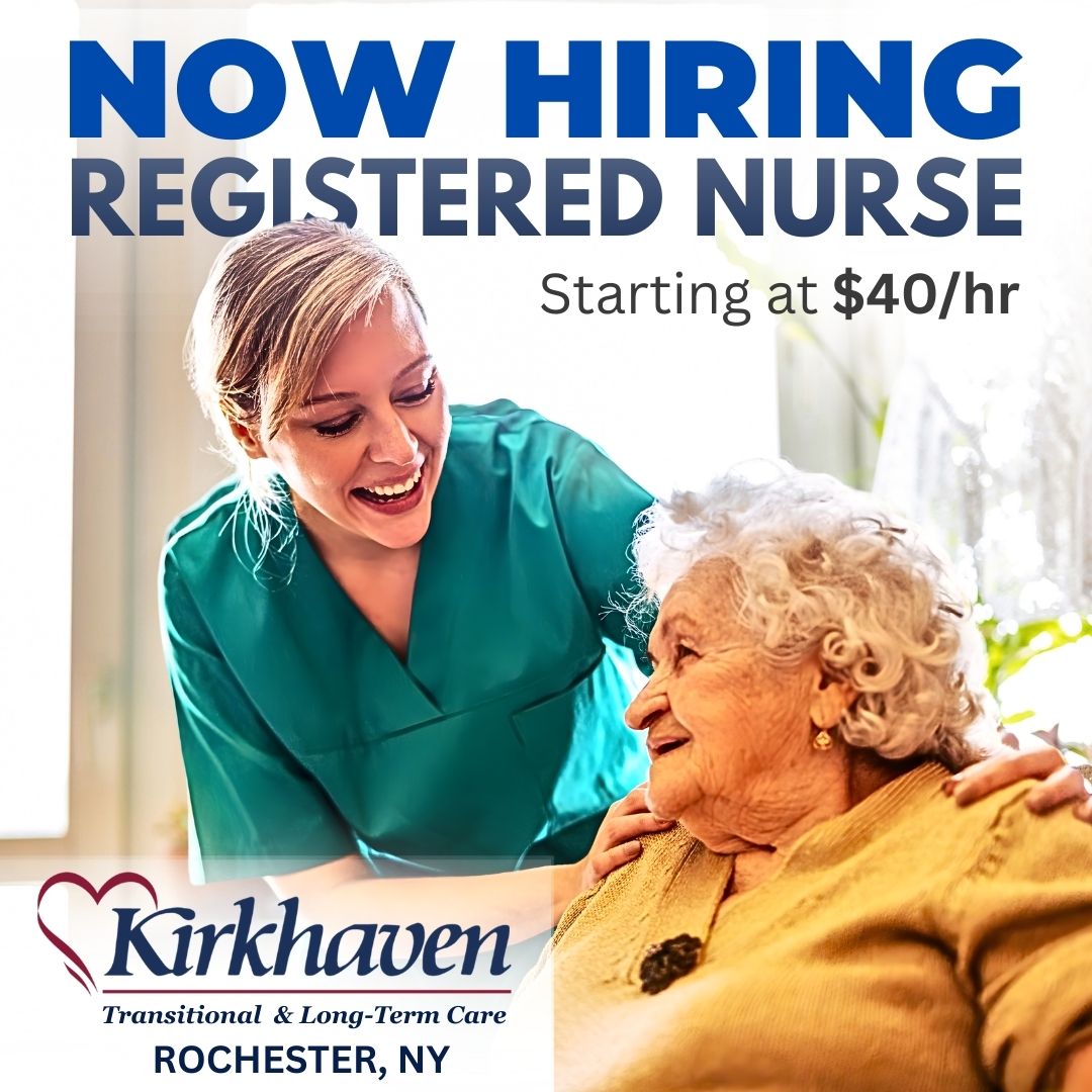 Kirkhaven Facebook ad: RNs, 8 or 12 Hr Shifts