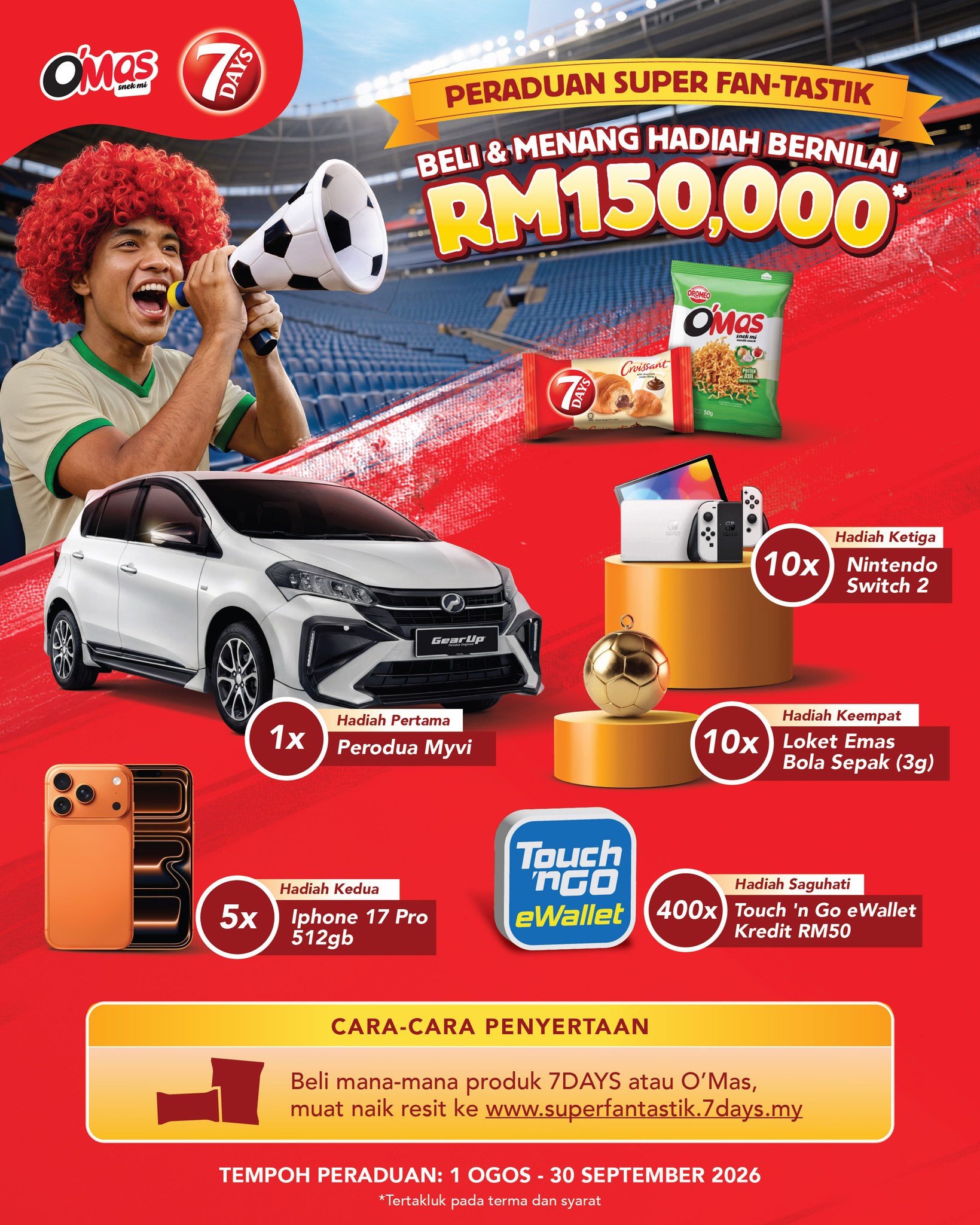 7DAYS Facebook ad: Peraduan Super Fan-Tastik dah bermula!