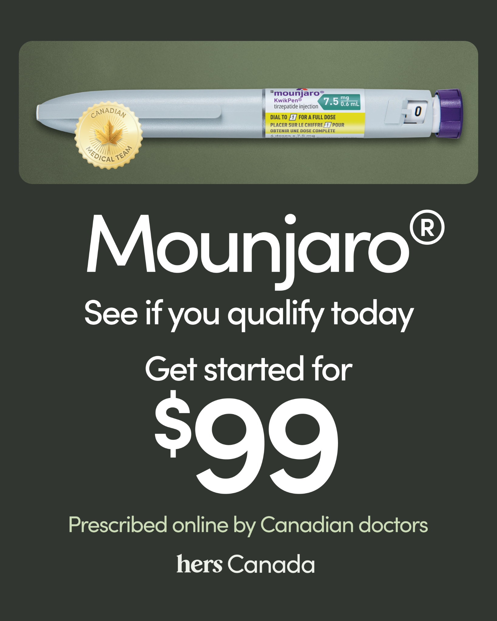 Hers Facebook ad