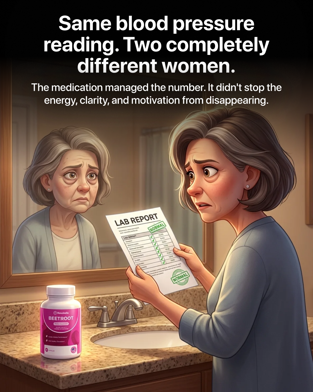 Essential Health Finds Facebook ad