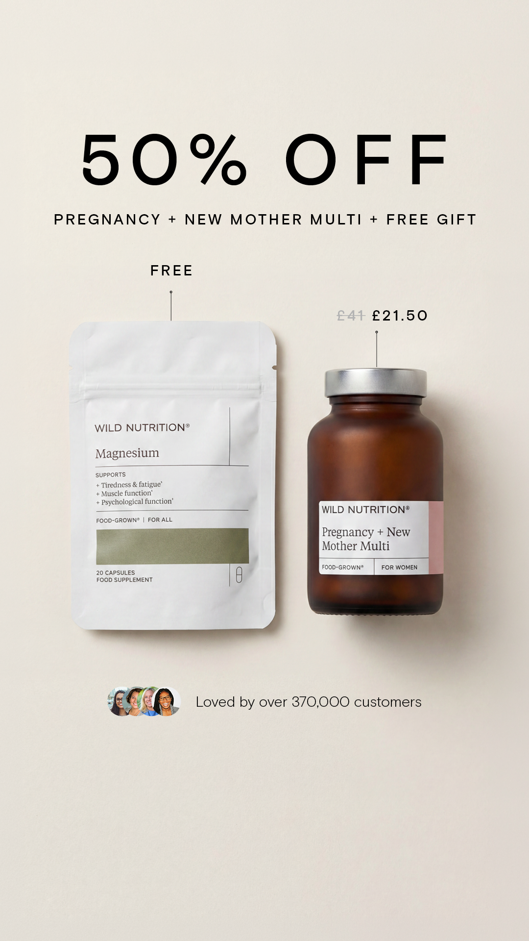 Wild Nutrition Facebook ad