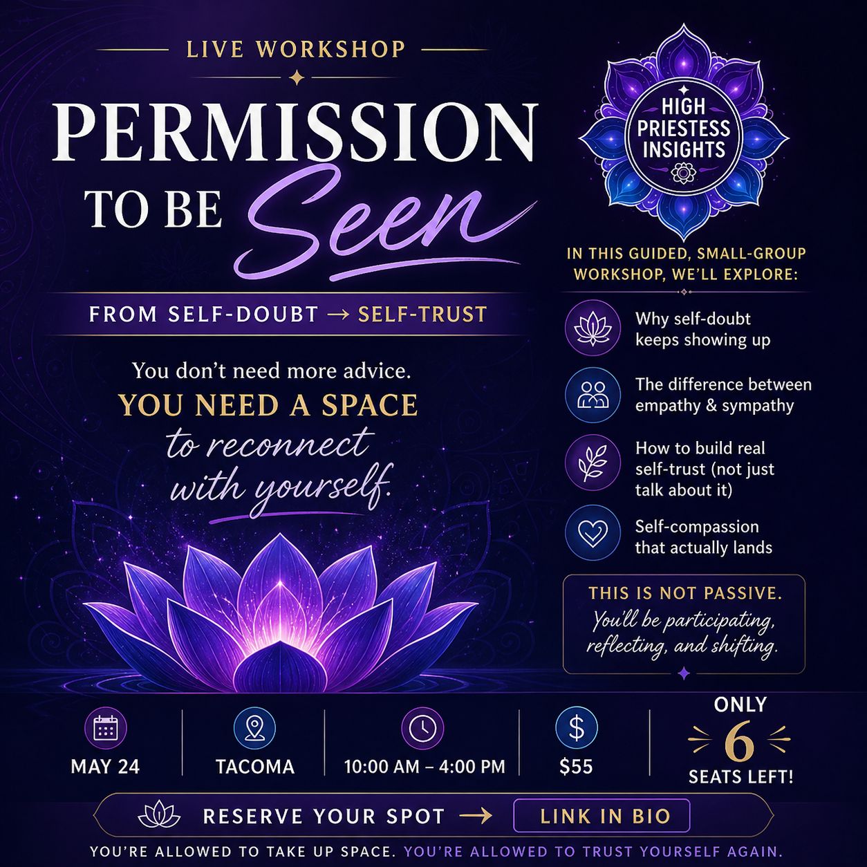 High Priestess Insights  Facebook ad