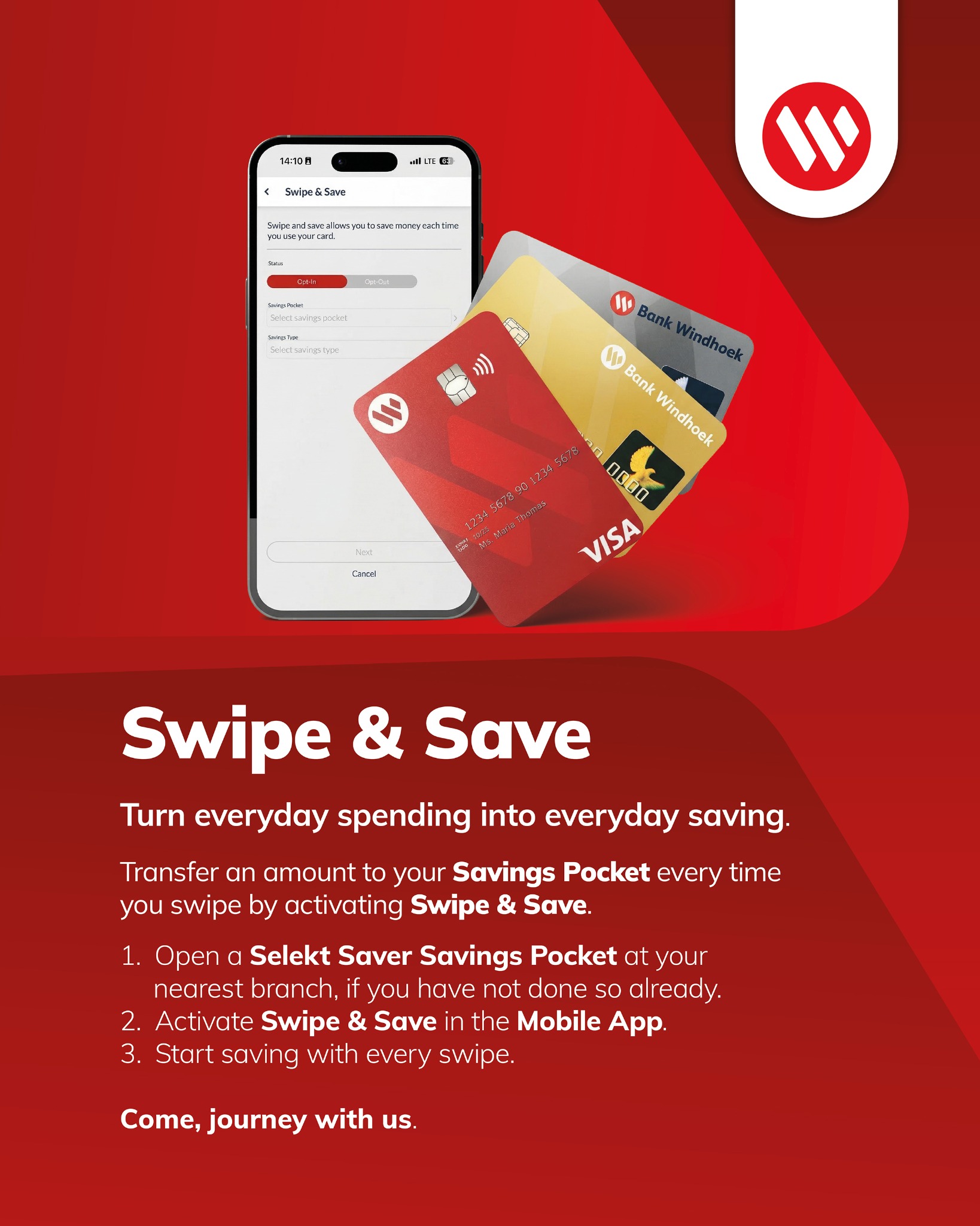 Bank Windhoek Facebook ad from Jun 1, 2026