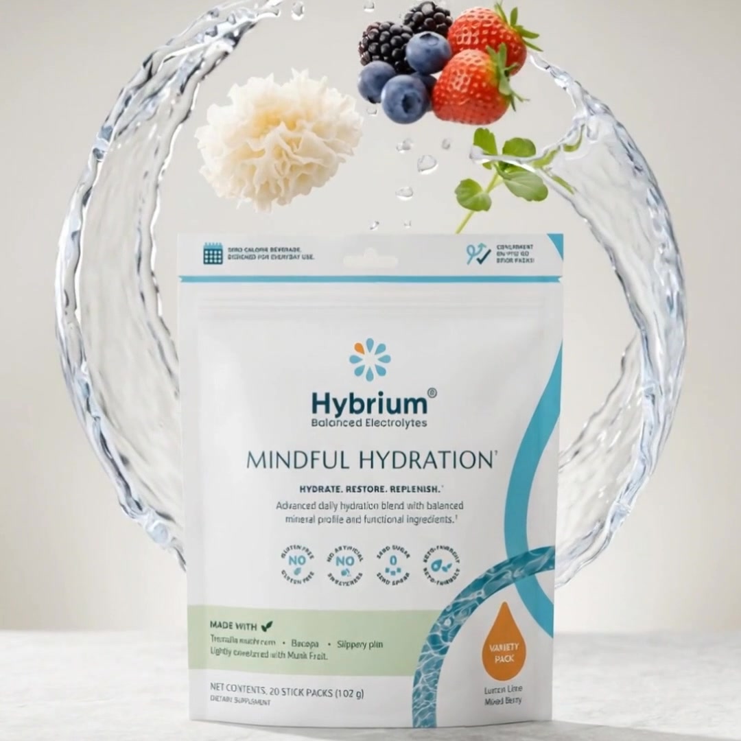 Hybrium Balanced Electrolytes Facebook ad: Rethink your electrolyte drink