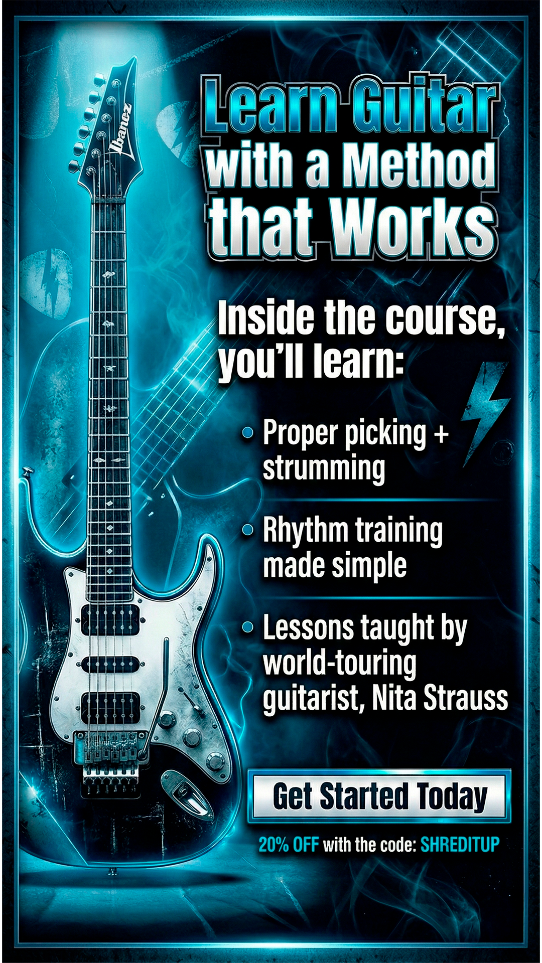 Nita Strauss Facebook ad