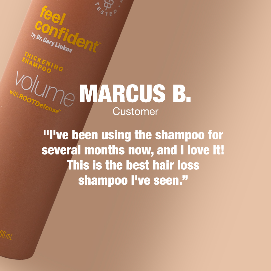 Feel Confident Facebook ad: Your Shampoo Might Be Damaging Your Hair