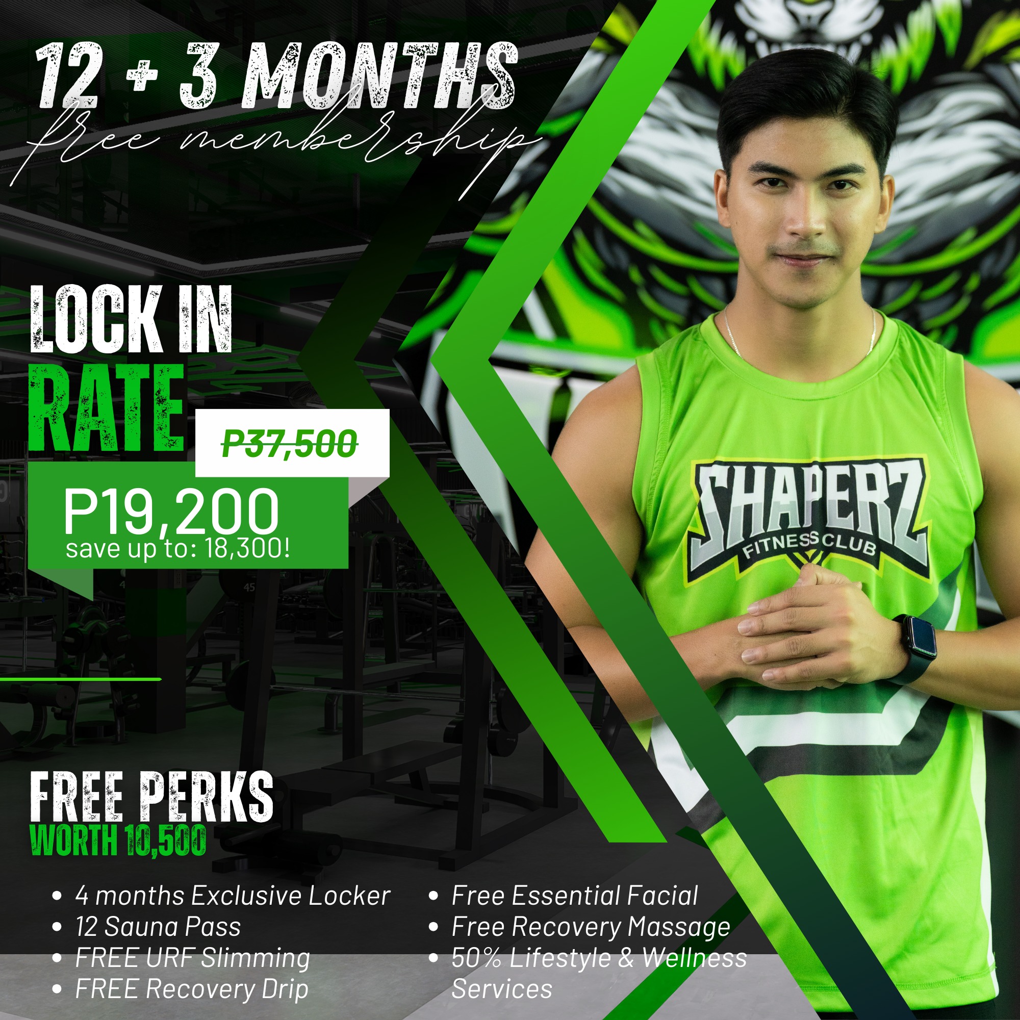 Shaperz Fitness Club Facebook ad