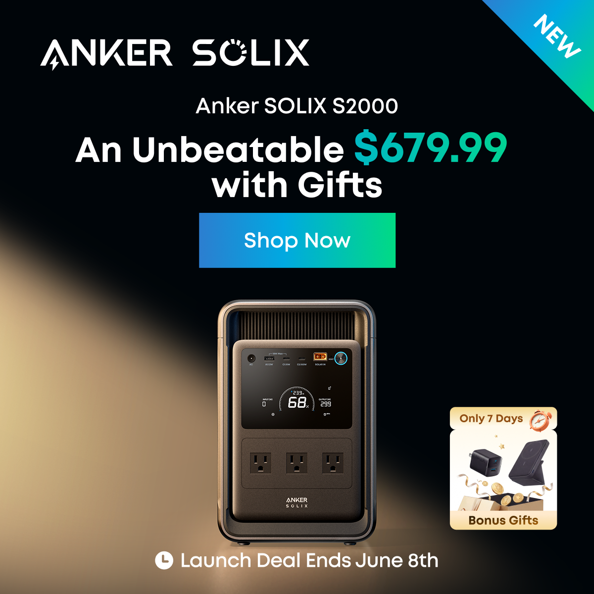 Anker SOLIX Facebook ad