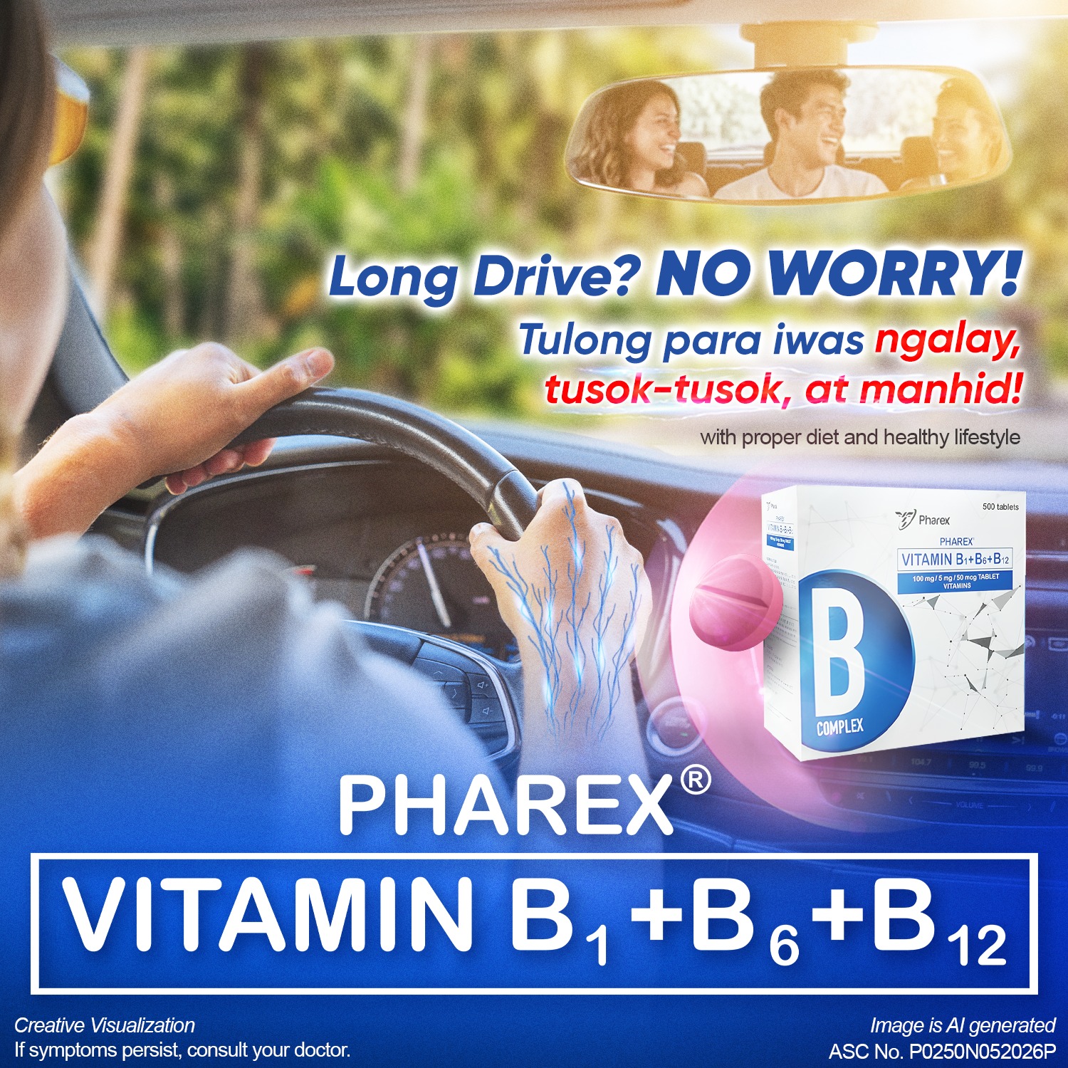 Pharex B-Complex Facebook ad: Summer trip ng barkada?