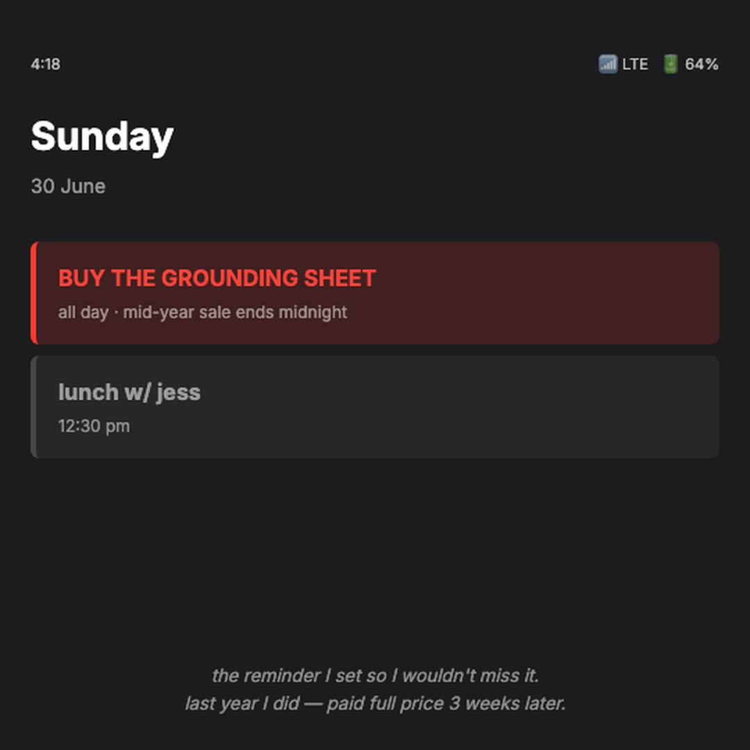 Matt Harrison Facebook ad: Sale ends Sunday midnight