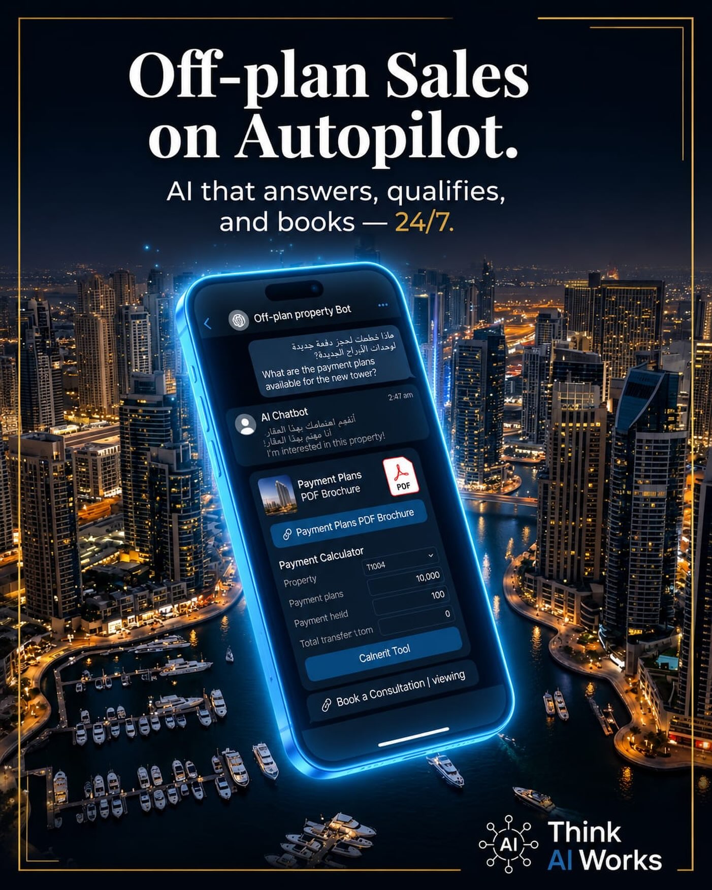 Think AI Works Facebook ad: AI Automation Agency | AI Workflow Automation & AI Systems