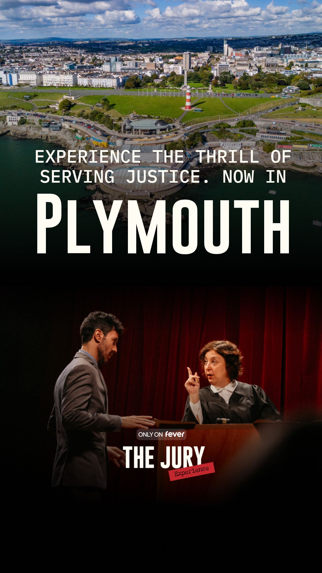 The Jury Experience Facebook ad