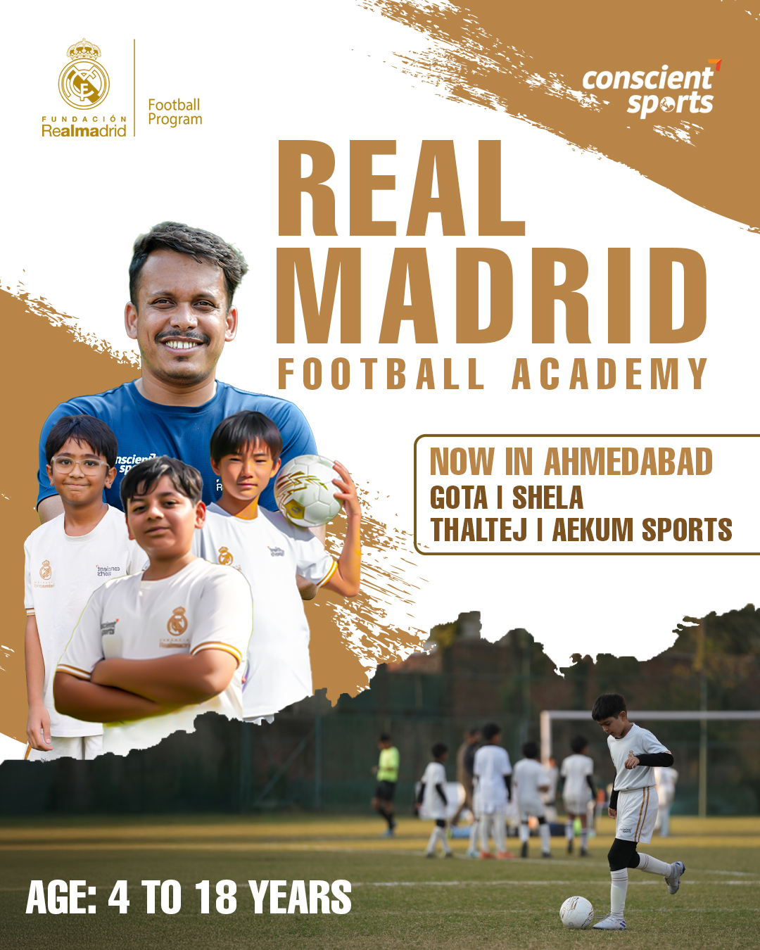 RMF India - Partner Conscient Sports Facebook ad
