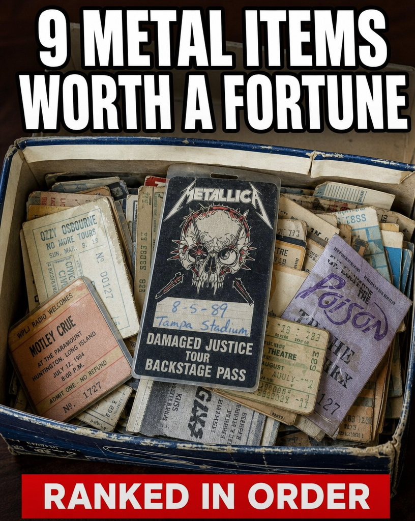 Boredom Police Facebook ad: Metallica Stage Passes From 1986 Are Soaring
