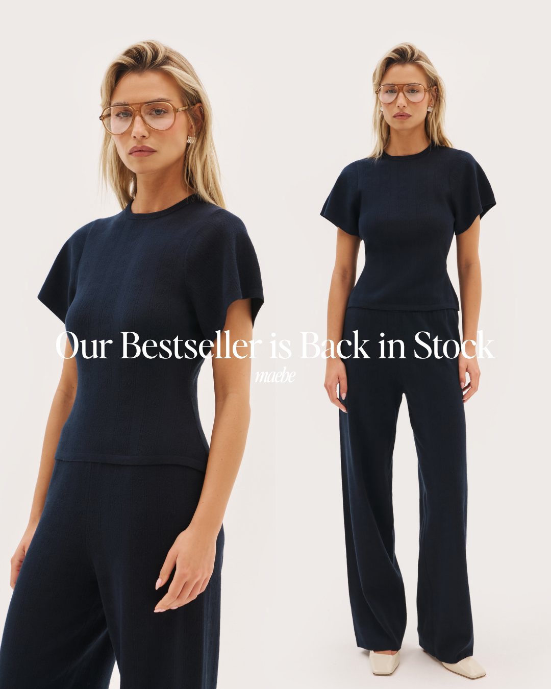 Maebe Facebook ad: The Perfect Staple Tee