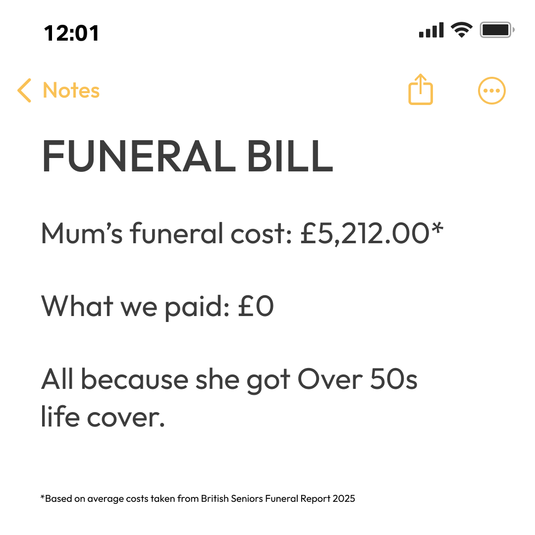 British Seniors Facebook ad